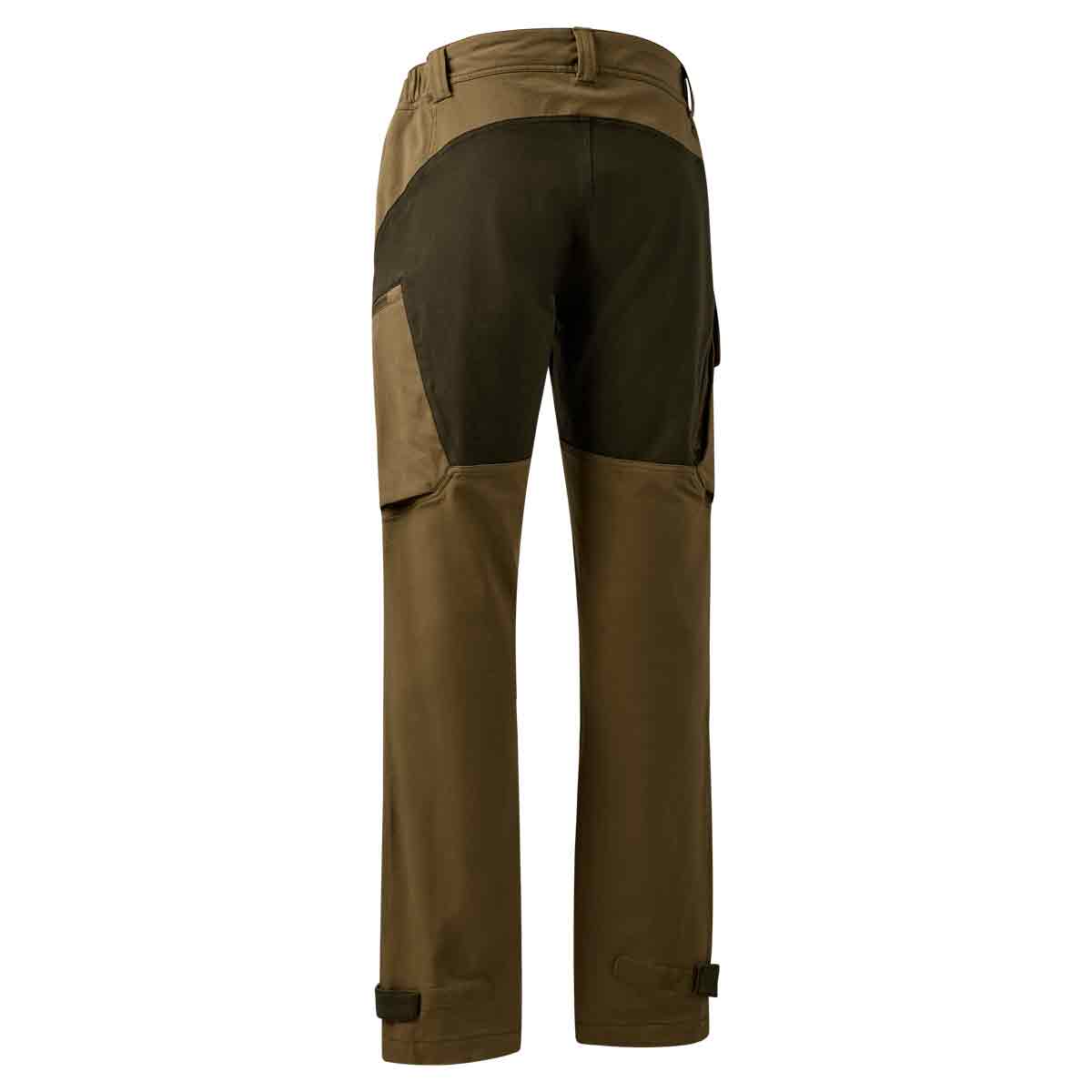 Deerhunter Sarek Full Stretch Trousers in Butternut/Fallen Leaf Back view of trousers Deerhunter Sarek Full Stretch Trousers in Butternut/Fallen Leaf Back view of trousers