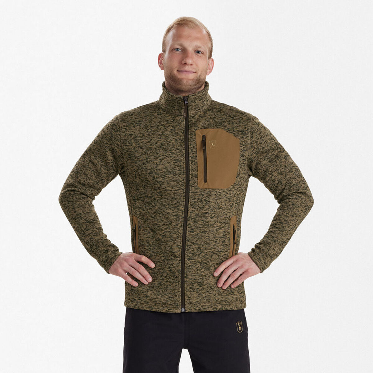 Deerhunter Sarek Knitted Jacket - On Model Deerhunter Sarek Knitted Jacket - On Model