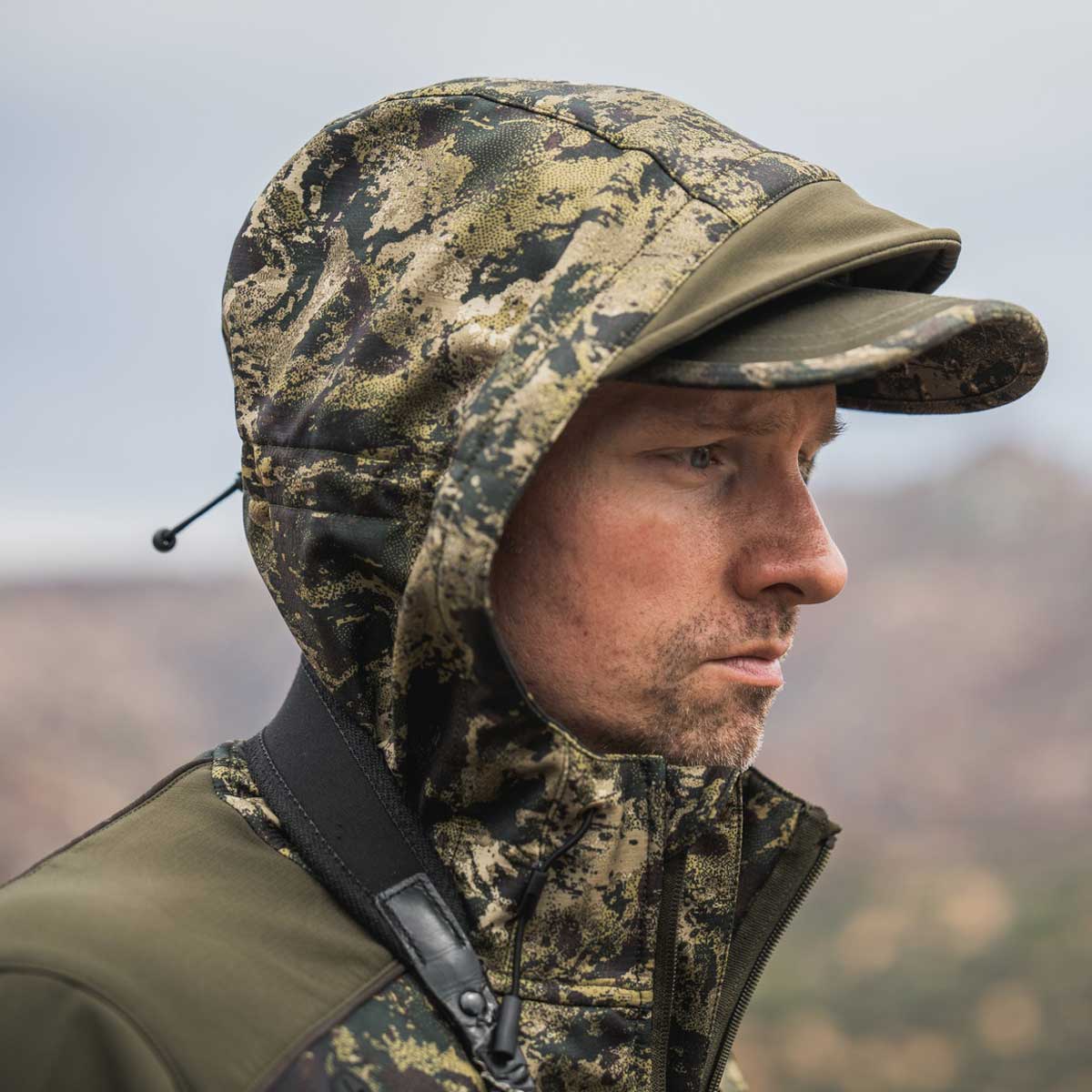 Seeland Chaser Aero Camo Jacket - Hood Detail Seeland Chaser Aero Camo Jacket - Hood Detail