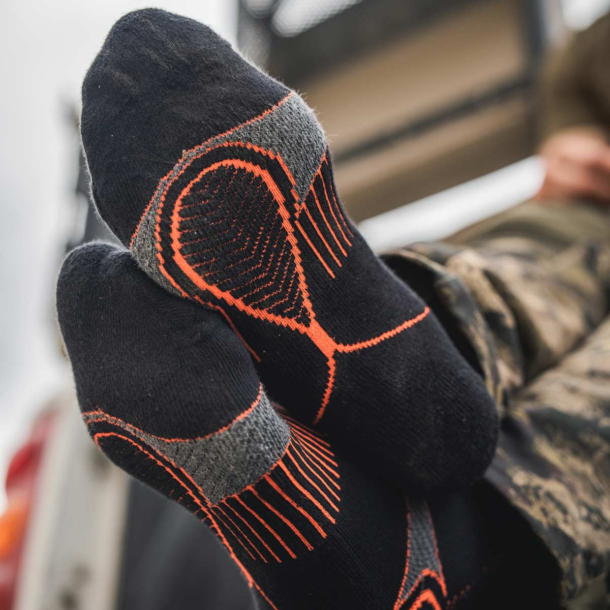 Seeland Field Coolmax Sock - 2 Pack - On Model Seeland Field Coolmax Sock - 2 Pack - On Model