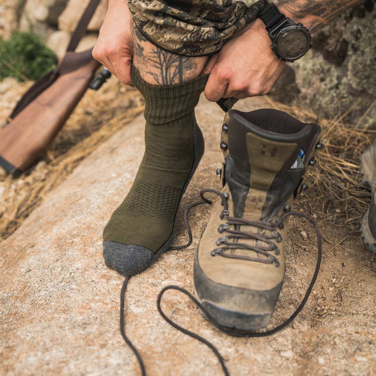 Seeland Field Sock - 3 Pack - On Model Seeland Field Sock - 3 Pack - On Model