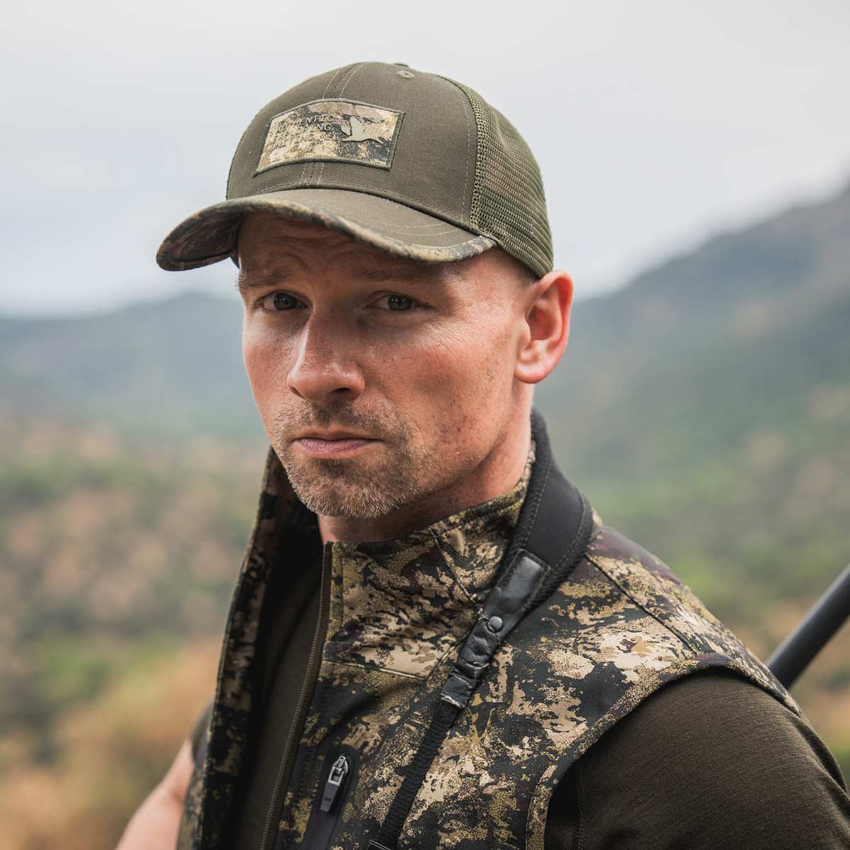 Seeland Ganister Trucker Cap - On Model Seeland Ganister Trucker Cap - On Model