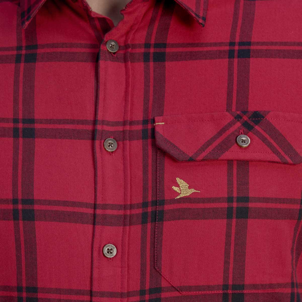 Seeland High Seat Shirt - hunter red chest pocket Seeland High Seat Shirt - hunter red chest pocket