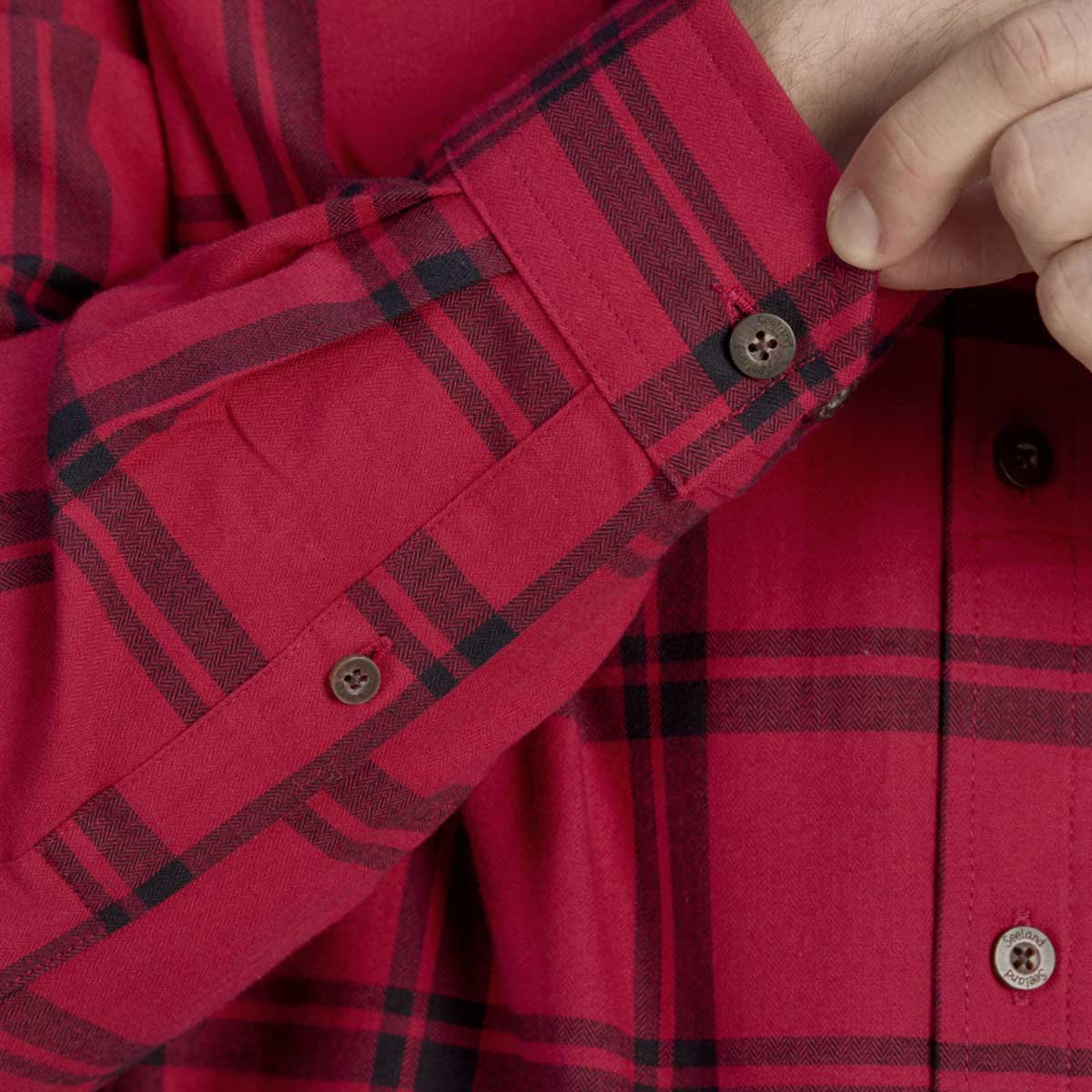 Seeland High Seat Shirt - hunter red cuff Seeland High Seat Shirt - hunter red cuff