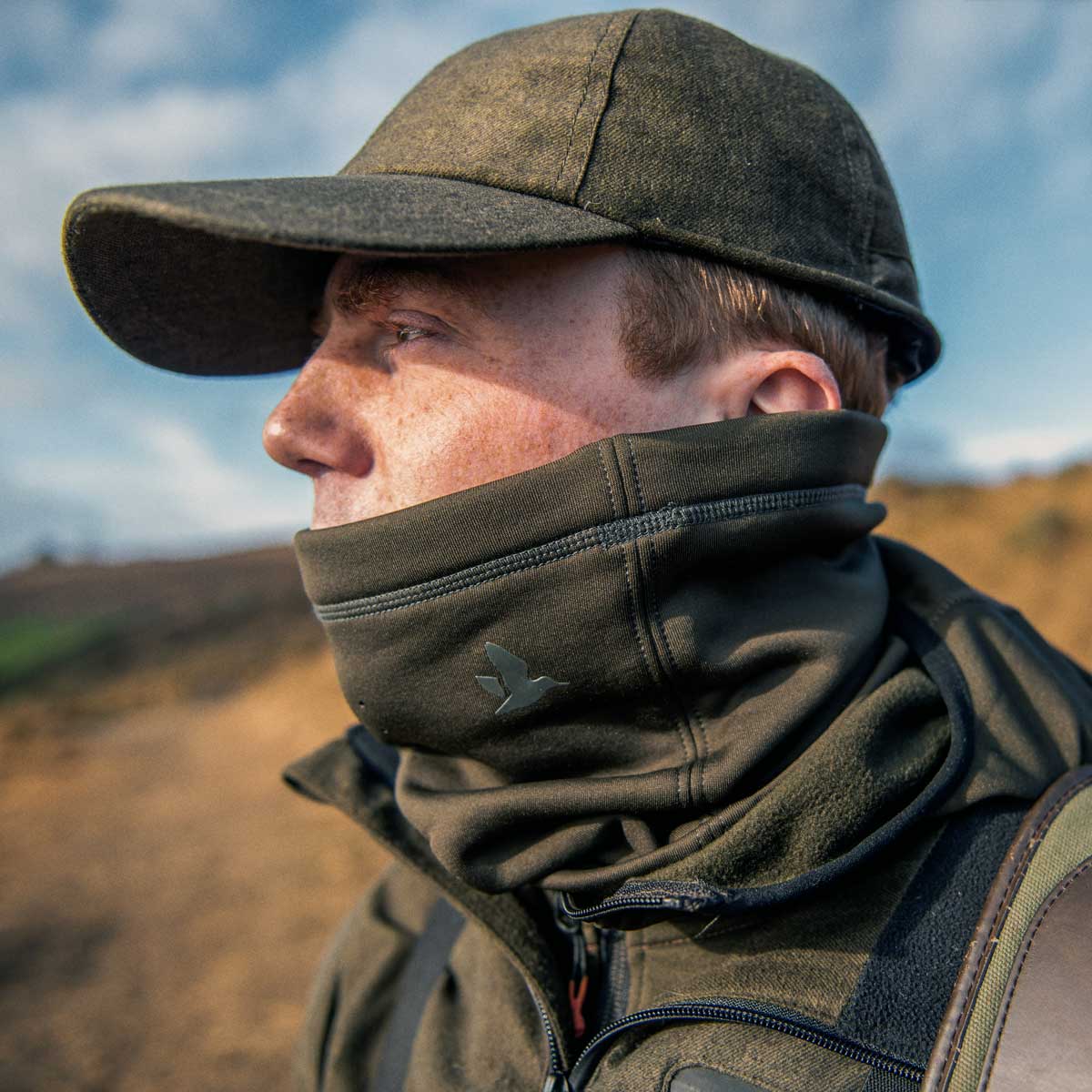 Seeland Neck Gaiter - on model Seeland Neck Gaiter - on model