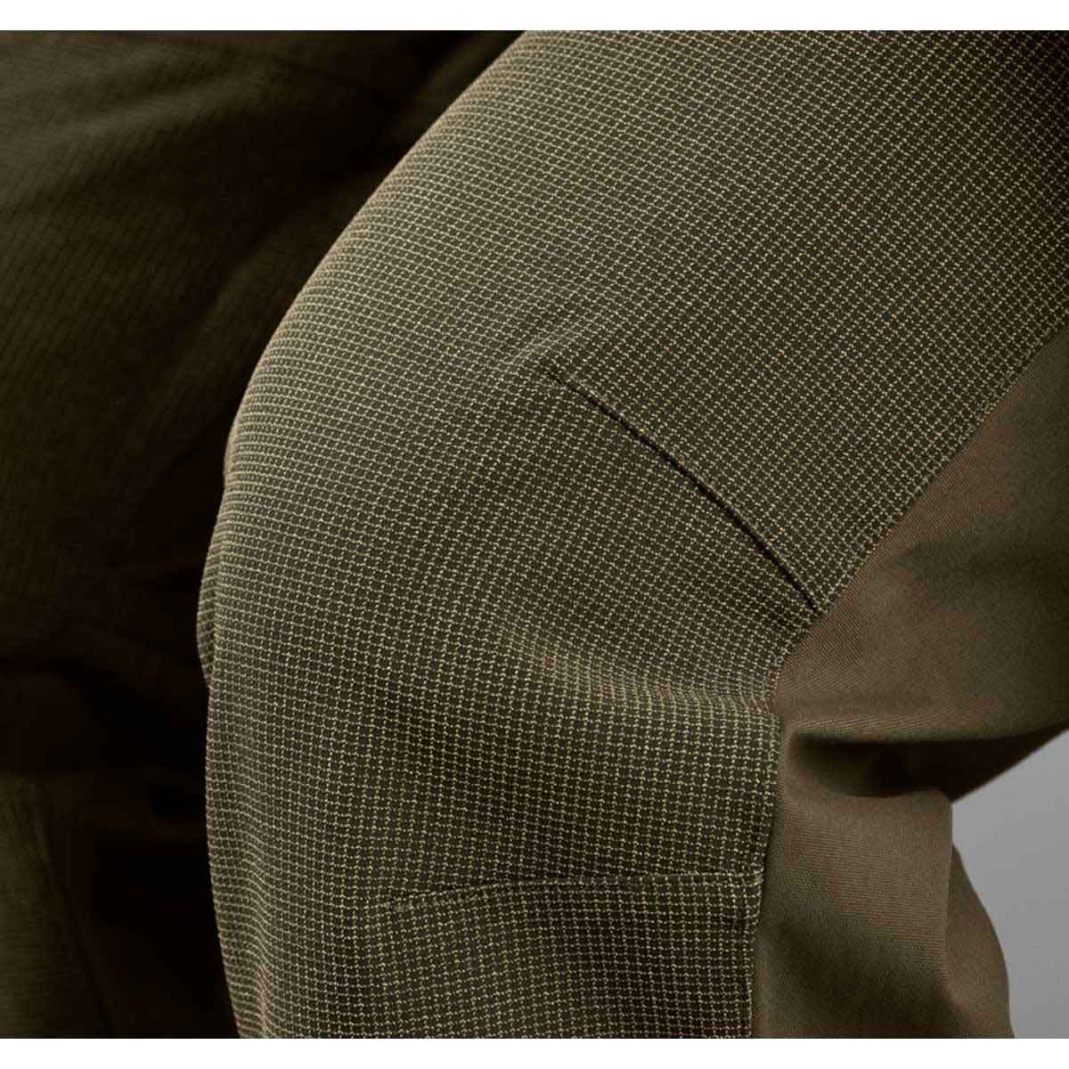 Seeland Outdoor Membrane Trousers - green knee detail Seeland Outdoor Membrane Trousers - green knee detail