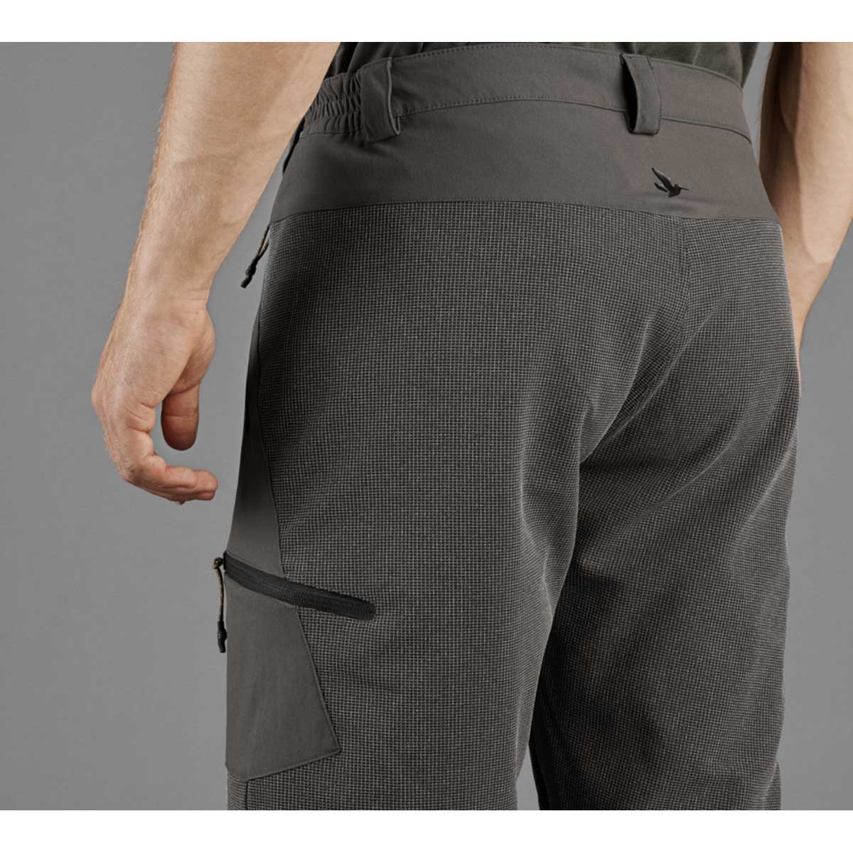 Seeland Outdoor Membrane Trousers - raven rear Seeland Outdoor Membrane Trousers - raven rear