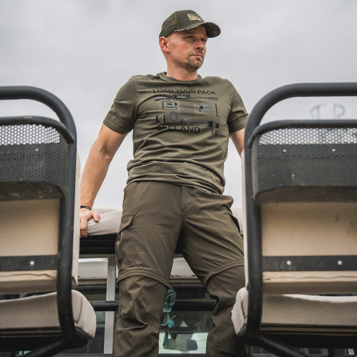 Seeland Packing T-Shirt - On Model Seeland Packing T-Shirt - On Model