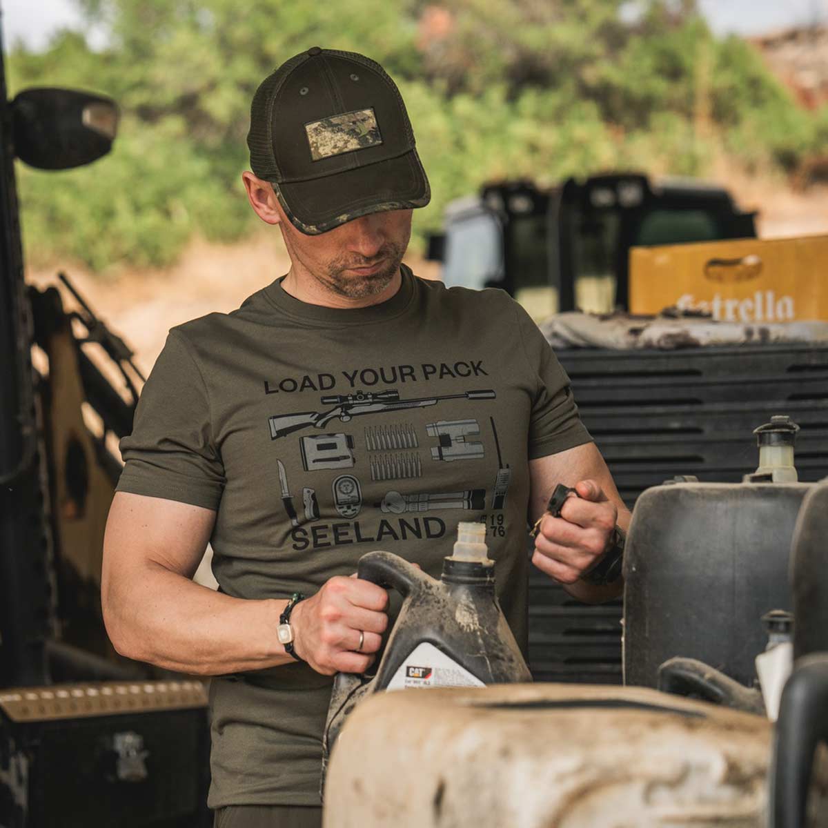 Seeland Packing T-Shirt - On Model Seeland Packing T-Shirt - On Model