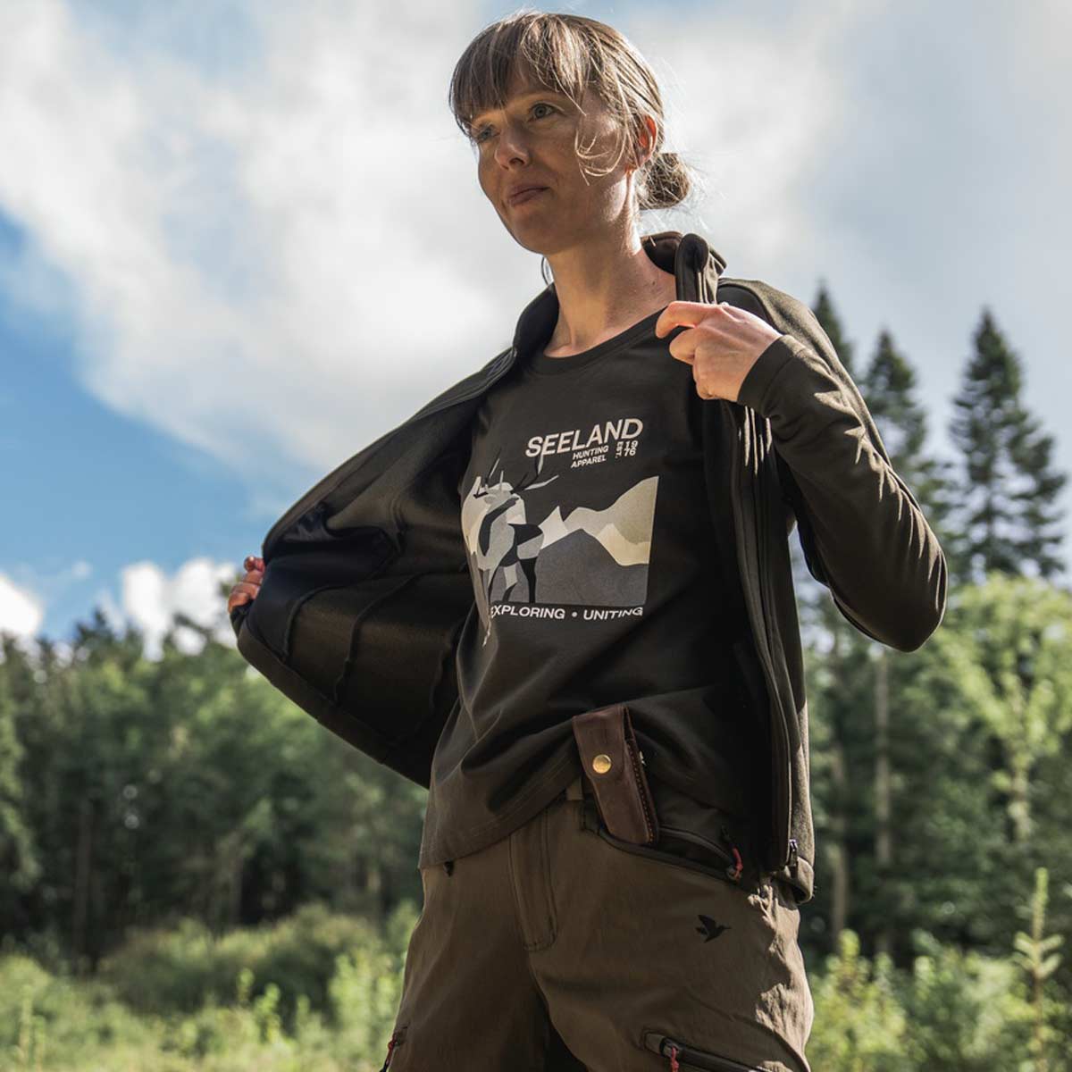 Seeland Sadie Women's T-Shirt - On Model Seeland Sadie Women's T-Shirt - On Model