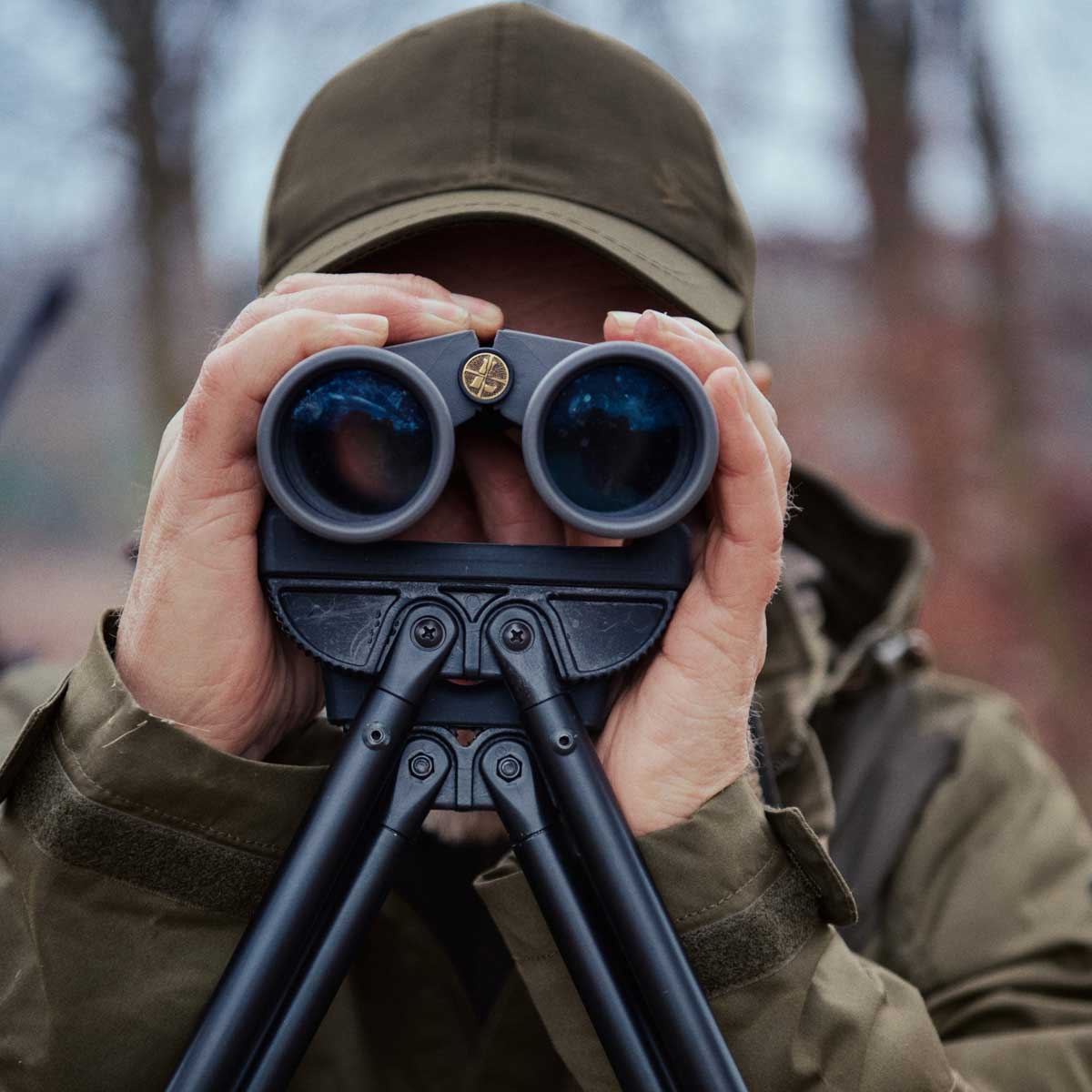 Seeland Shooting Stick - in use Seeland Shooting Stick - in use