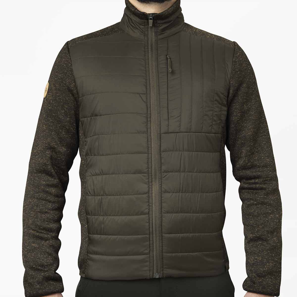 Seeland Theo Hybrid Jacket - green - on model Seeland Theo Hybrid Jacket - green - on model