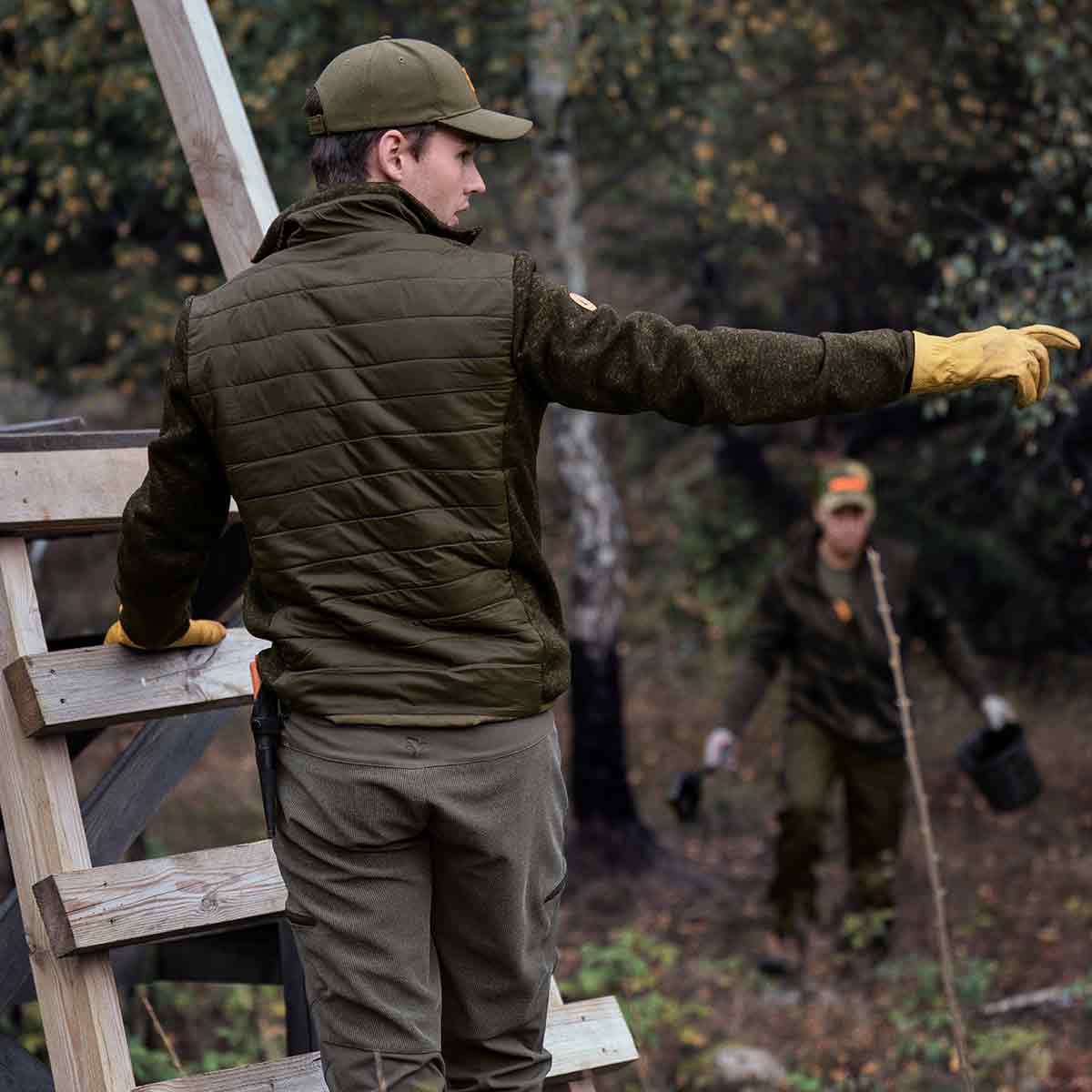 Seeland Theo Hybrid Men's Jacket Pine Green - lifestyle Seeland Theo Hybrid Men's Jacket Pine Green - lifestyle