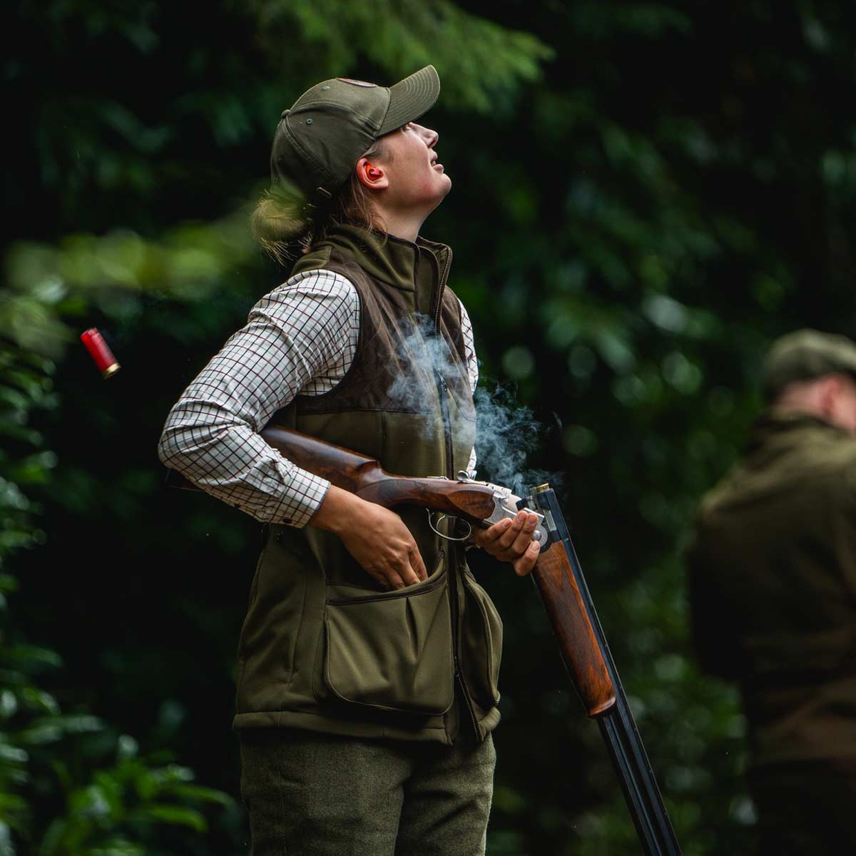 Seeland Woman Wenlock Faye Waistcoat - On Model Seeland Woman Wenlock Faye Waistcoat - On Model