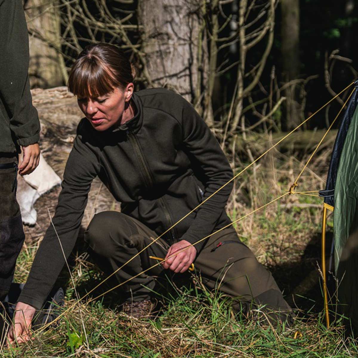 Seeland Women Tidal Tora Fleece Jacket - On Model Seeland Women Tidal Tora Fleece Jacket - On Model