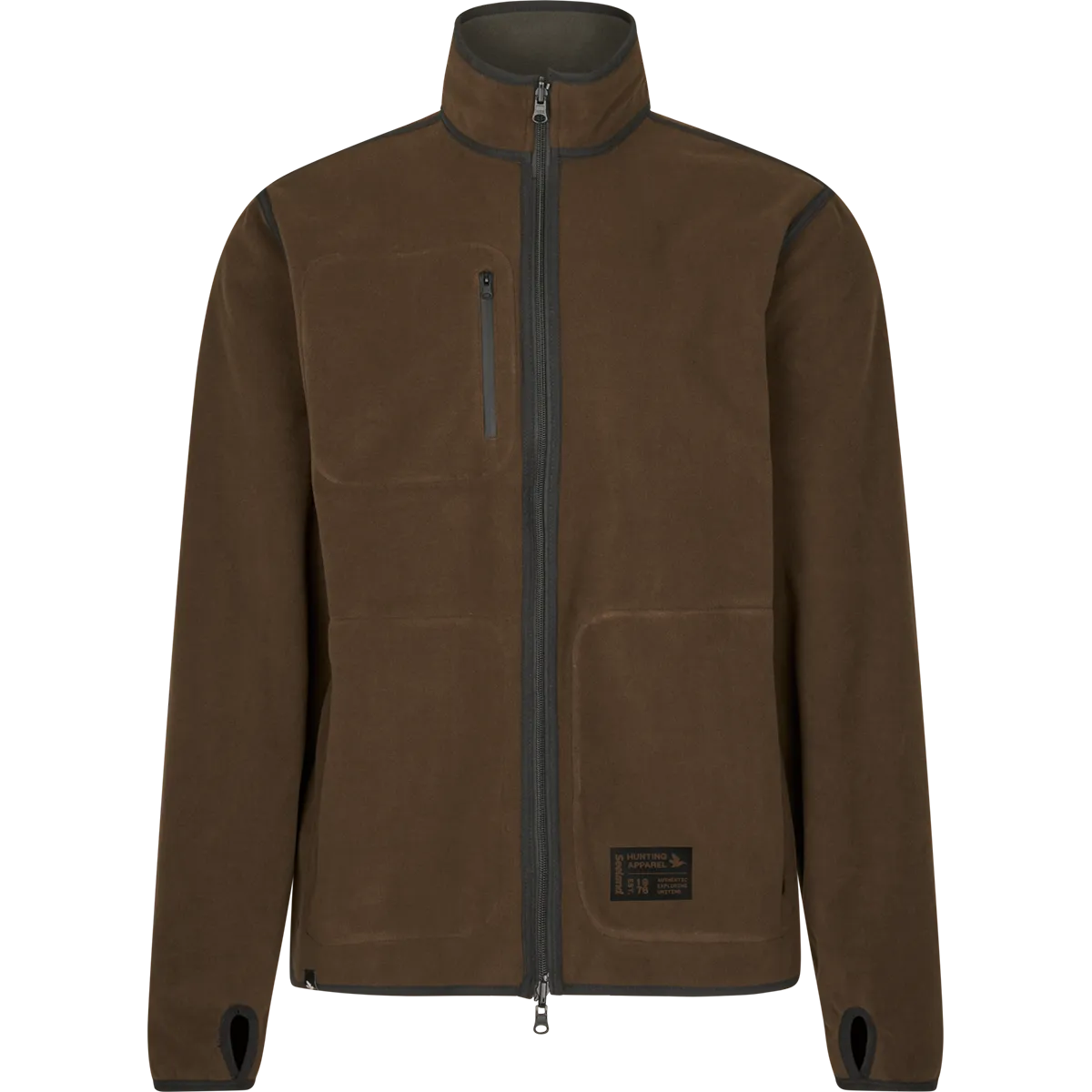 Seeland Rogue Solid Reversible Fleece Demitasse Brown - Front Seeland Rogue Solid Reversible Fleece Demitasse Brown - Front