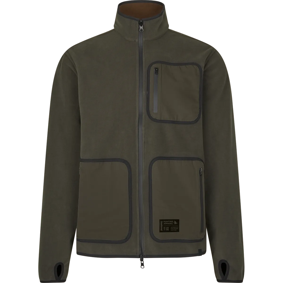Seeland Rogue Solid Reversible Fleece Grizzly Brown - Front Seeland Rogue Solid Reversible Fleece Grizzly Brown - Front