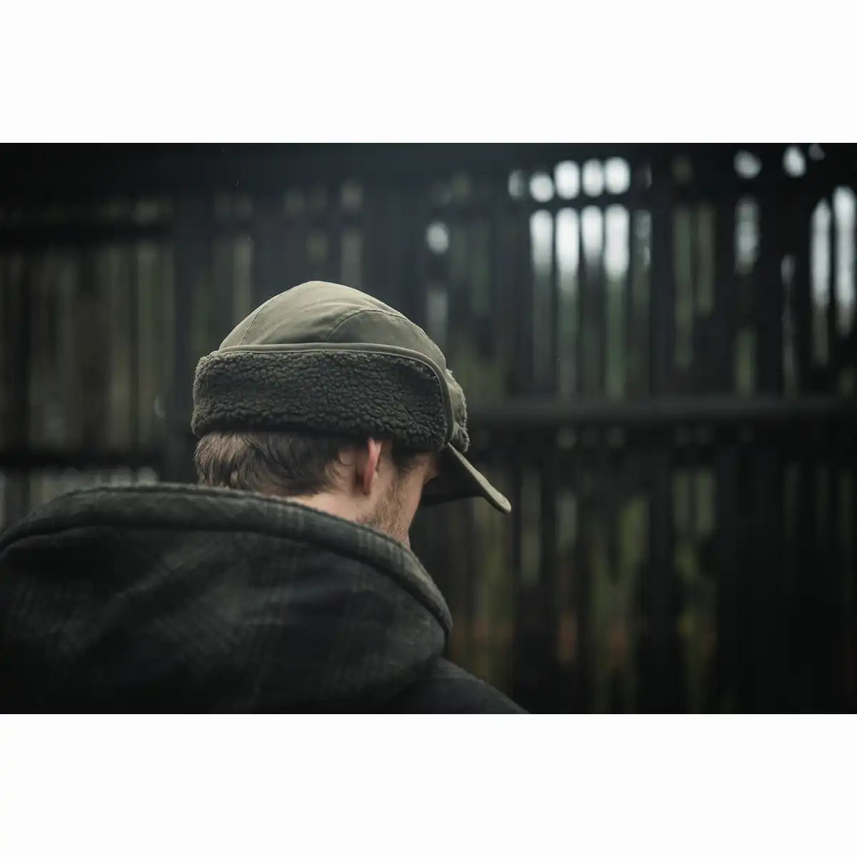 Seeland Teddy Fold Down Cap - Worn By Model - Folded Up Seeland Teddy Fold Down Cap - Worn By Model - Folded Up