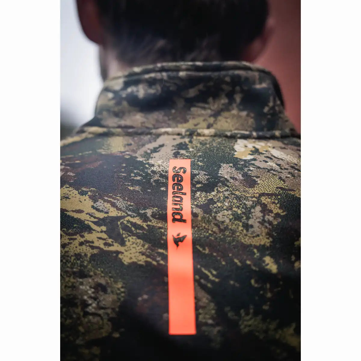 Seeland Tidal Camo Fleece - Rear Close Up Seeland Tidal Camo Fleece - Rear Close Up