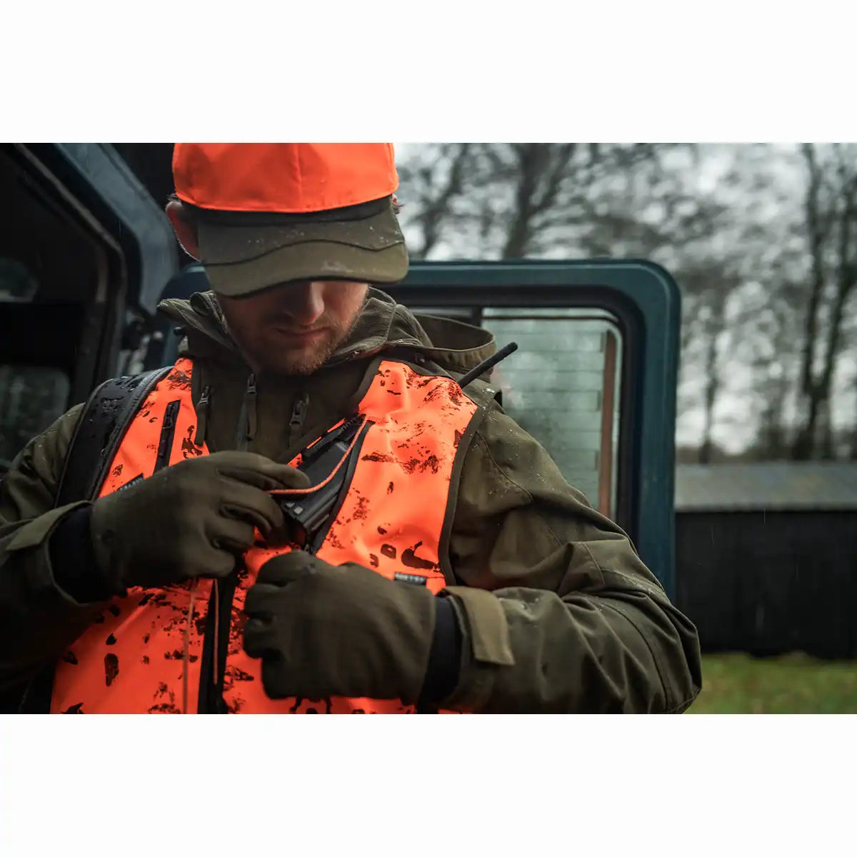 Seeland Trax Blaze Waistcoat - Worn By Model Seeland Trax Blaze Waistcoat - Worn By Model