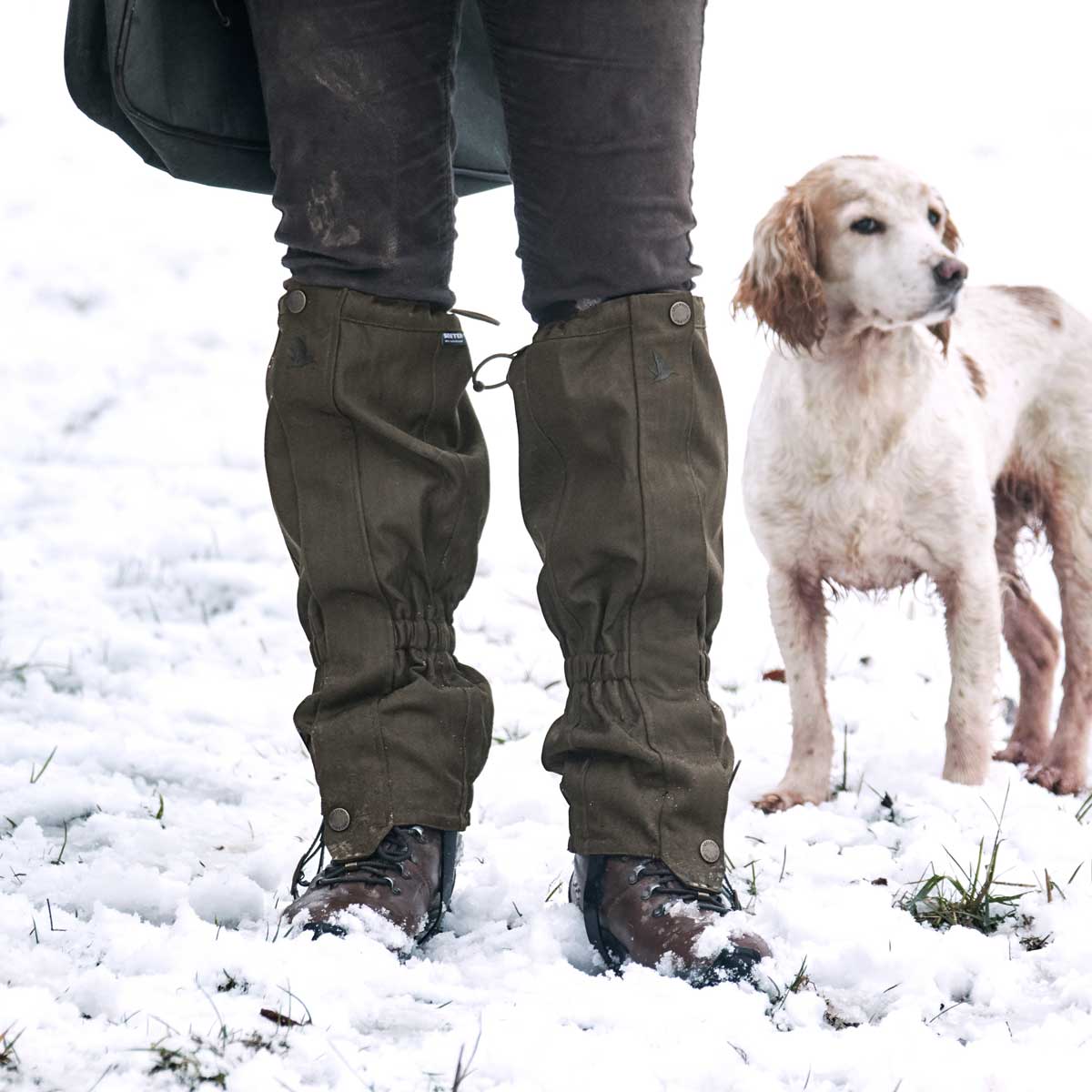 Seeland Buckthorn Leg Gaiters Olive - lifestyle Seeland Buckthorn Leg Gaiters Olive - lifestyle