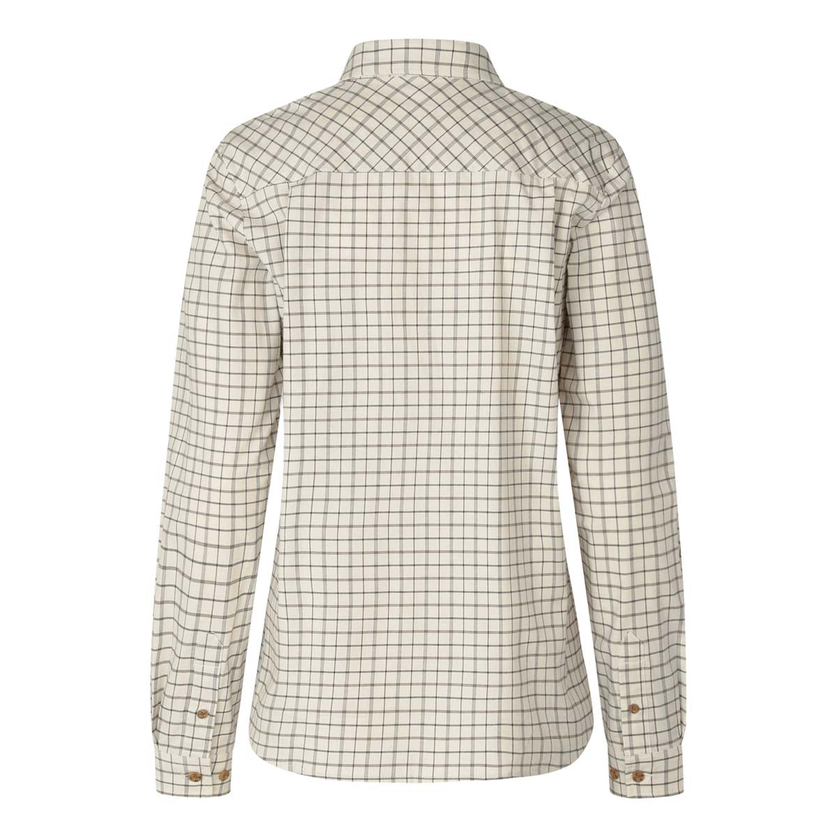 Seeland Kerry Shooting Women's Shirt - Estate Blue/Pine Green - Rear Seeland Kerry Shooting Women's Shirt - Estate Blue/Pine Green - Rear