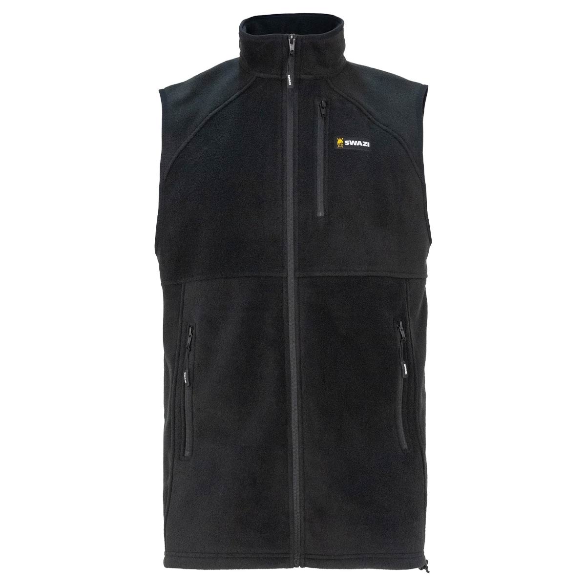 Swazi Sherpa Fleece Vest - Black Swazi Sherpa Fleece Vest - Black