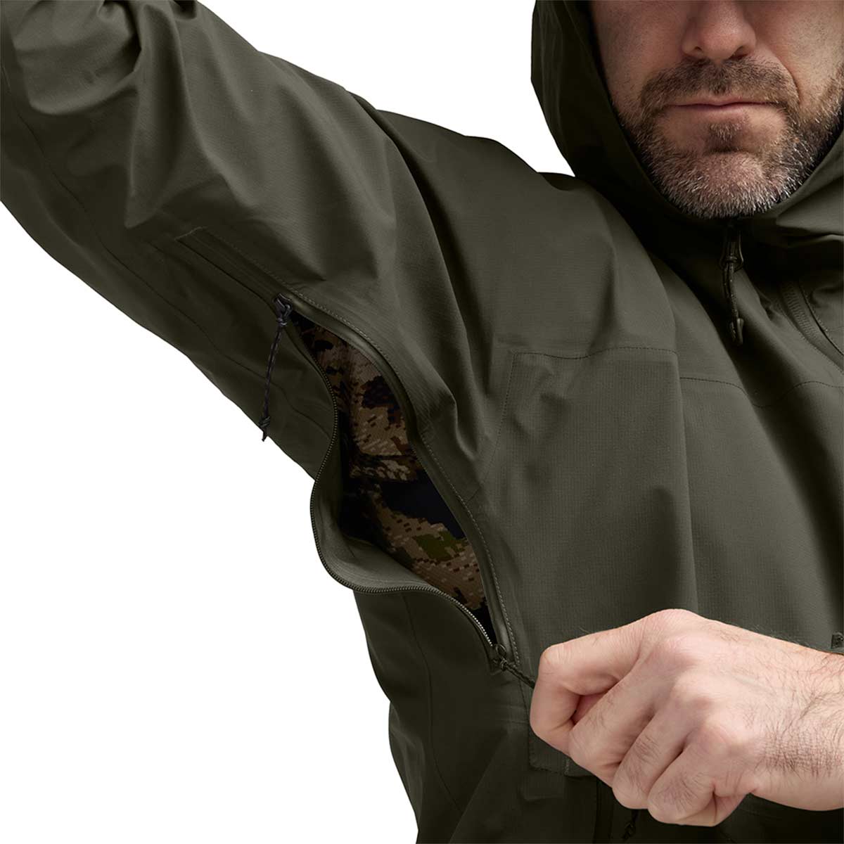 Sitka Dew Point Jacket - Deep Lichen - Pit Zip Sitka Dew Point Jacket - Deep Lichen - Pit Zip