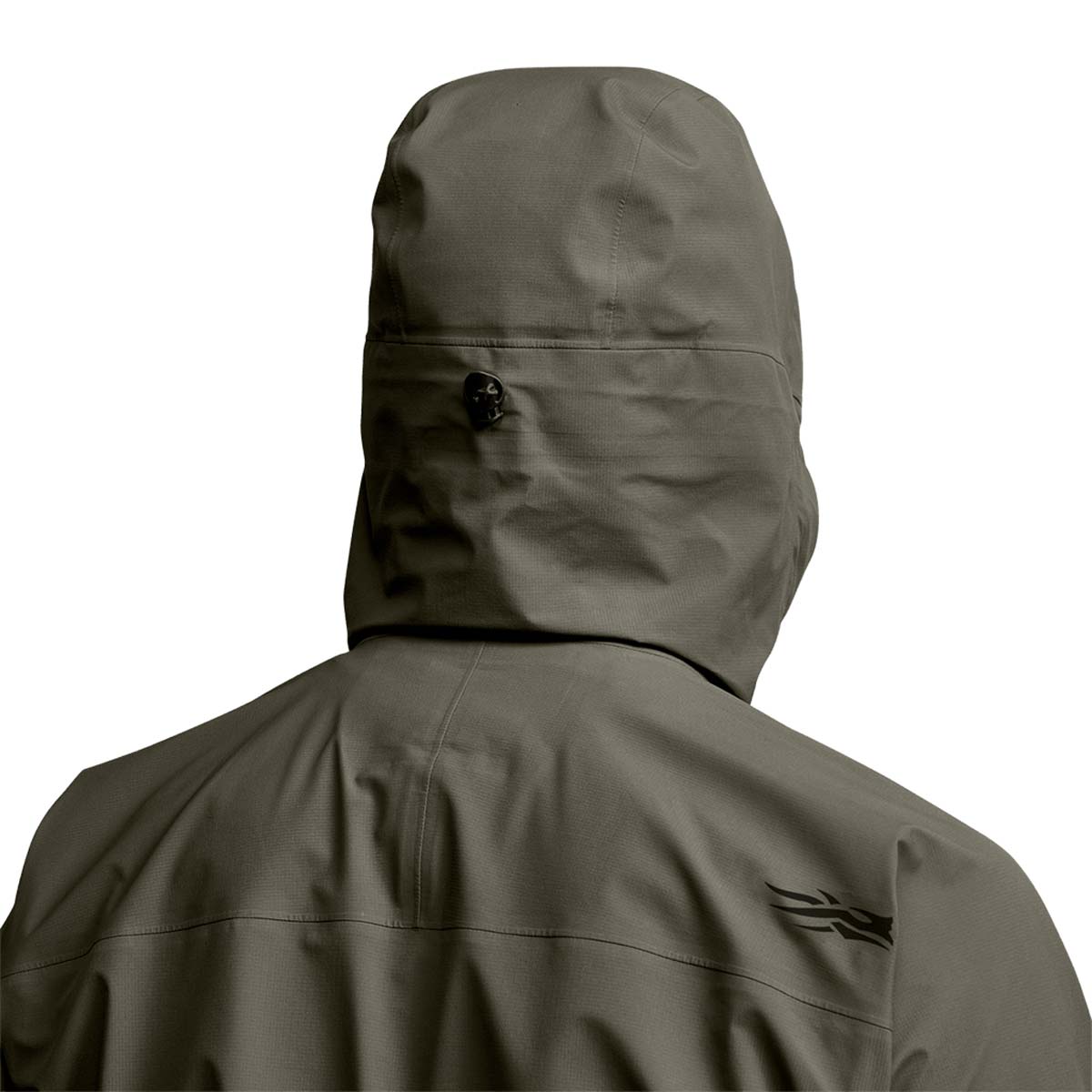 Sitka Dew Point Jacket - Deep Lichen - Hood Detail Sitka Dew Point Jacket - Deep Lichen - Hood Detail