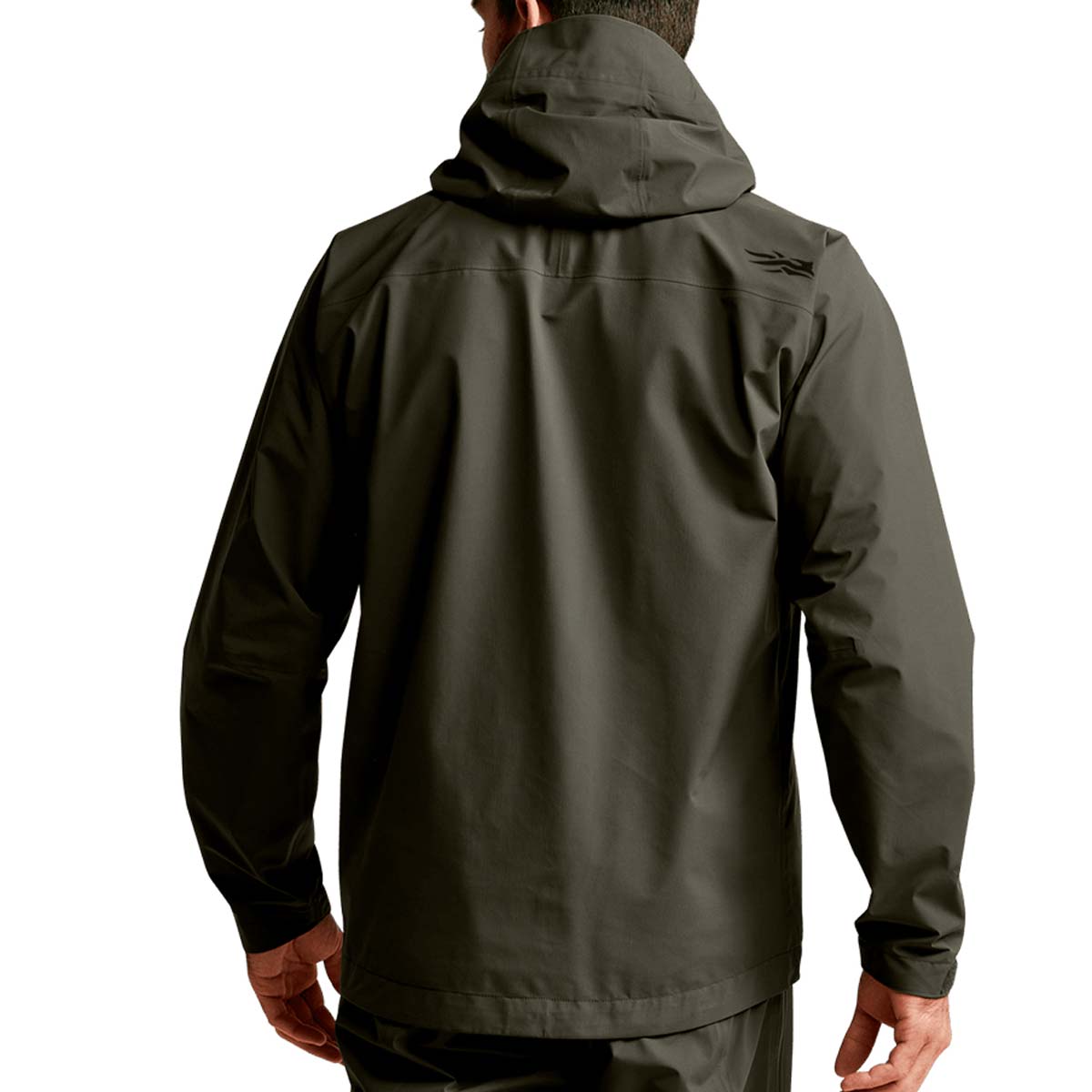 Sitka Dew Point Jacket - Deep Lichen - On Model - Rear Sitka Dew Point Jacket - Deep Lichen - On Model - Rear