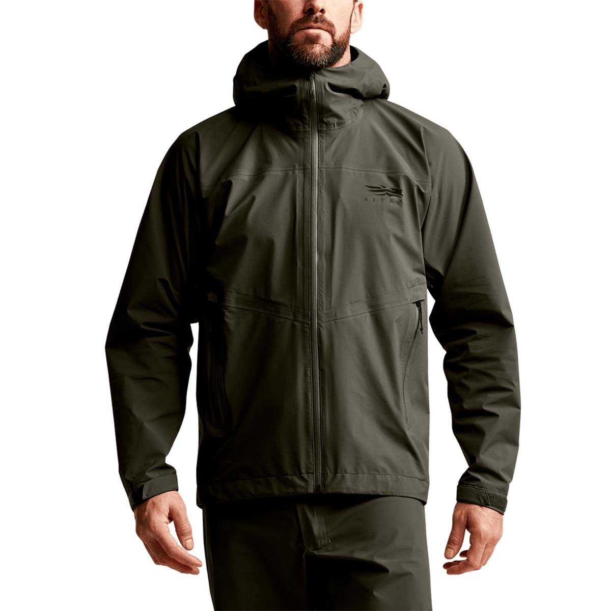 Sitka Dew Point Jacket - Deep Lichen - On Model Sitka Dew Point Jacket - Deep Lichen - On Model