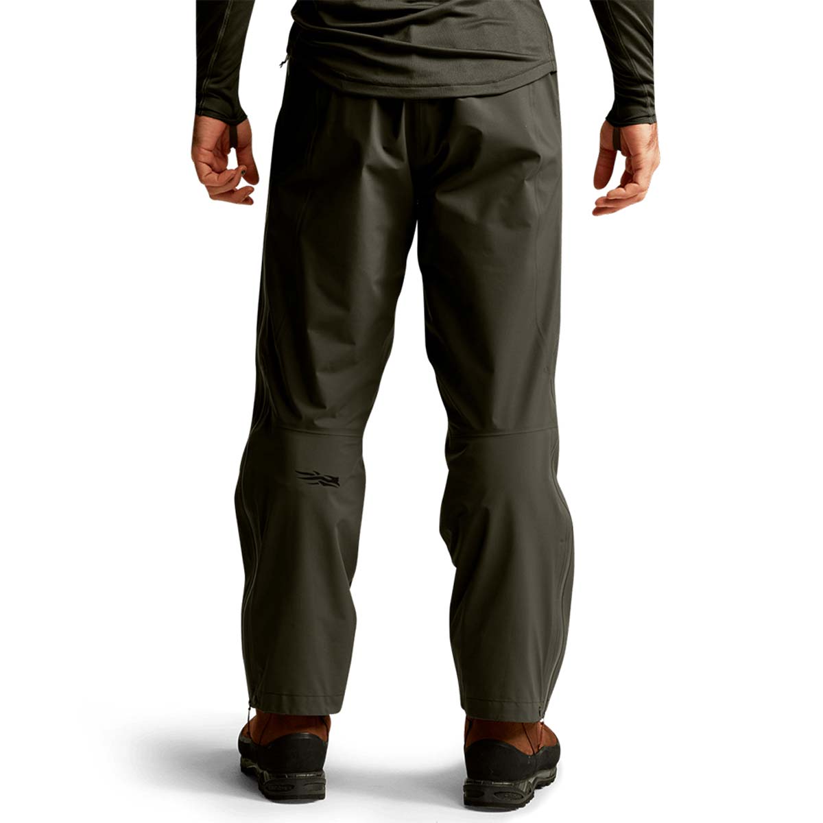 Sitka Dew Point Pant - Dark Lichen - On Model Rear Sitka Dew Point Pant - Dark Lichen - On Model Rear