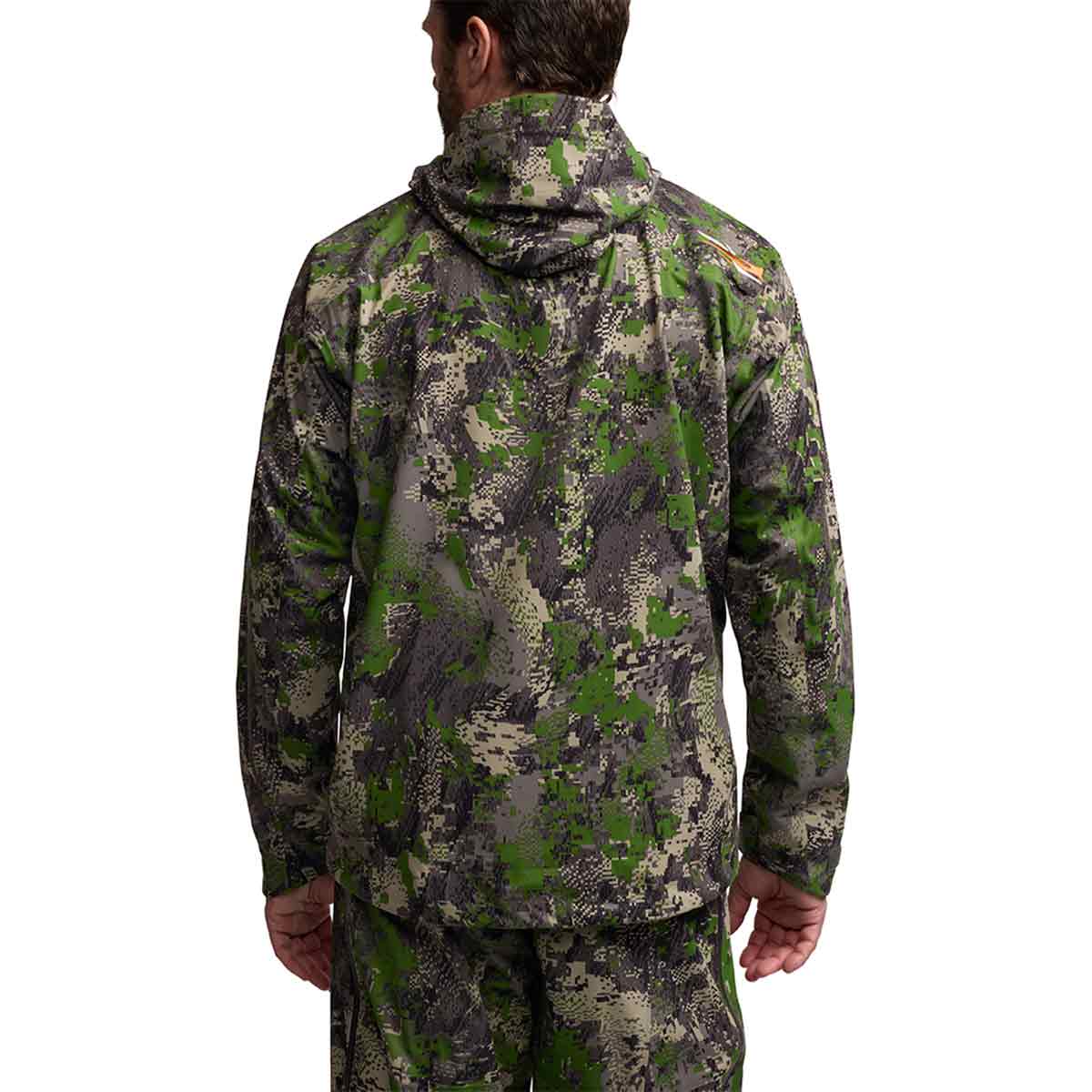 Sitka Downpour Optifade Cover Jacket - Rear Sitka Downpour Optifade Cover Jacket - Rear
