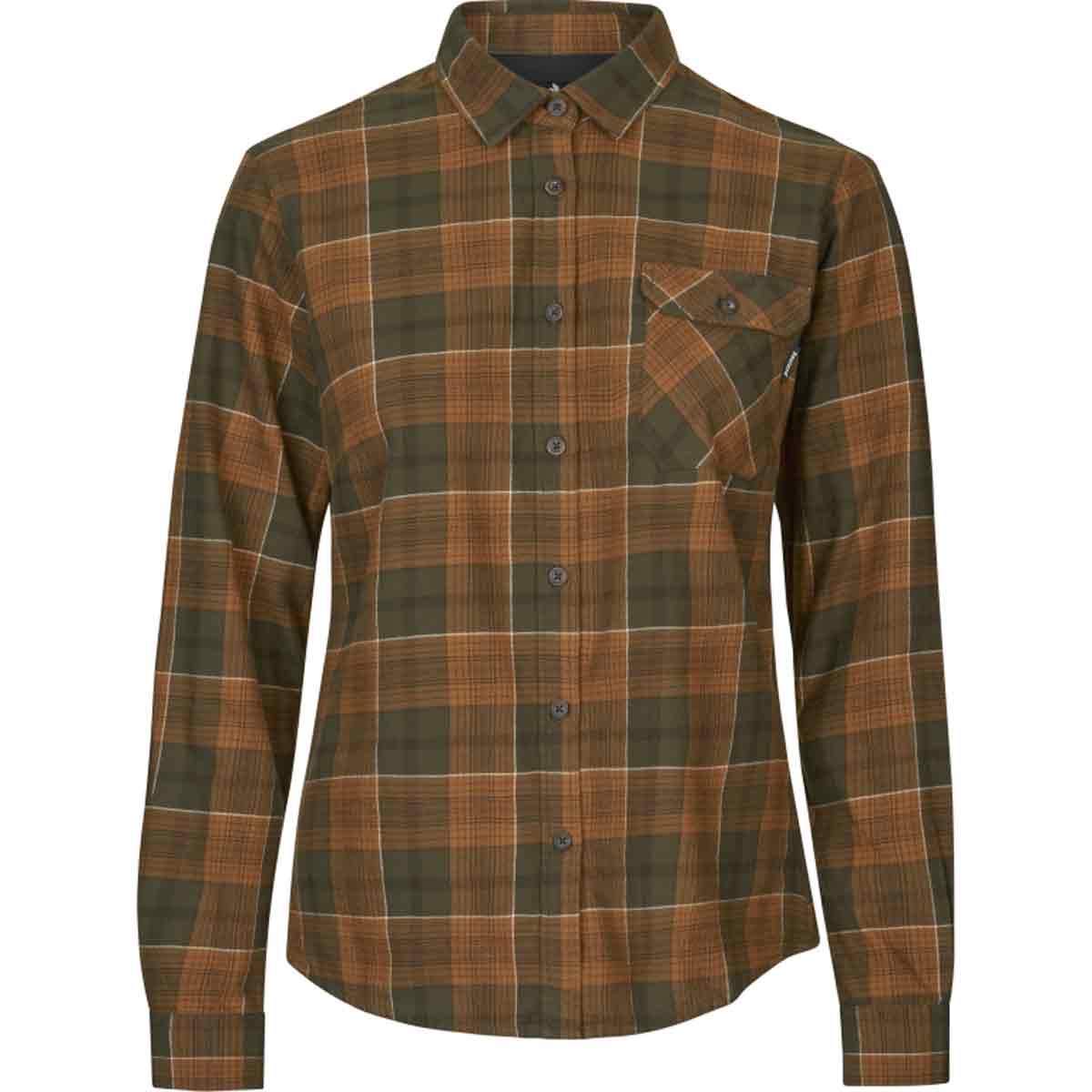 Seeland Skye Flannel Women's Shirt - brown Seeland Skye Flannel Women's Shirt - brown