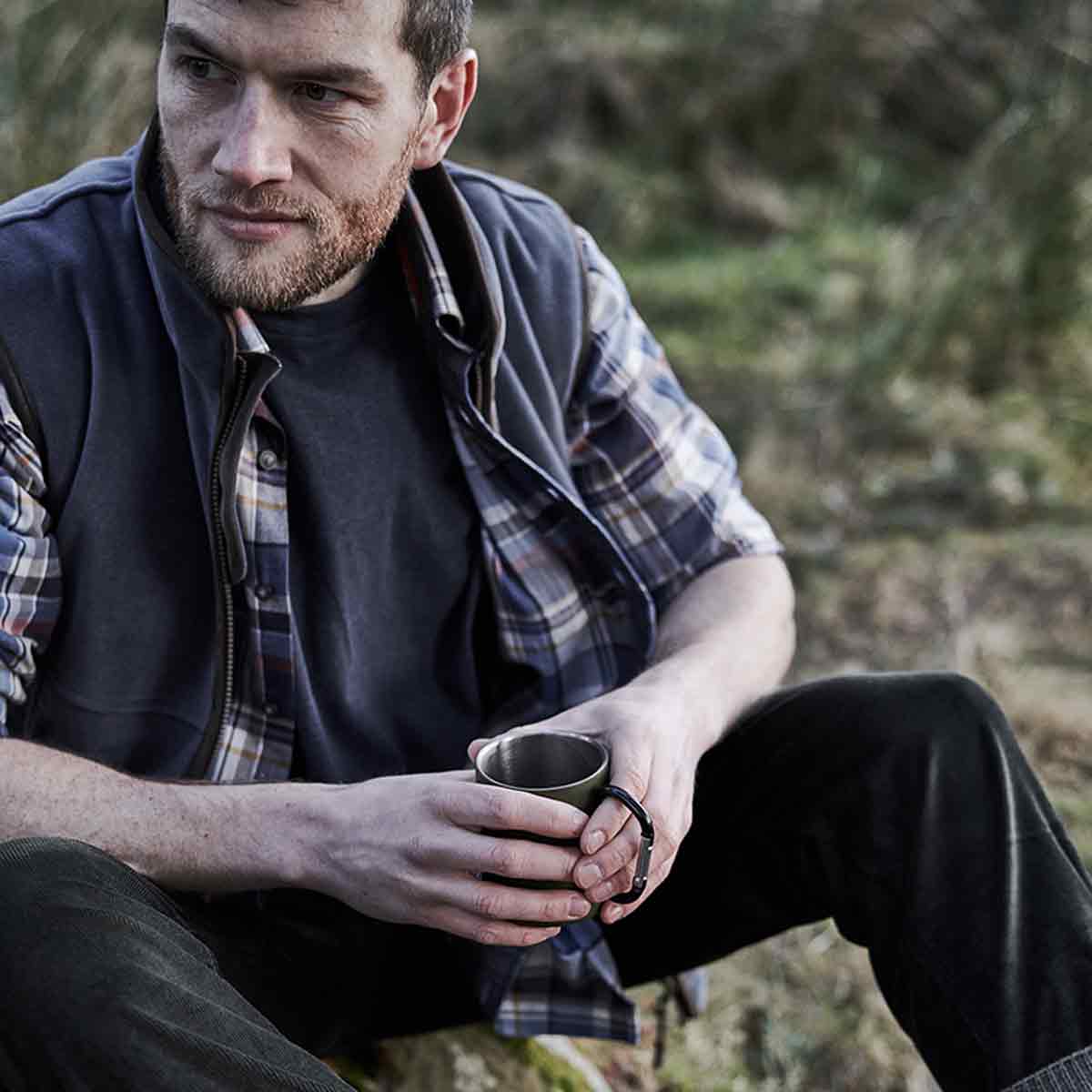 Hoggs of Fife Stenton Technical Fleece Slate GreyGilet Hoggs of Fife Stenton Technical Fleece Slate GreyGilet