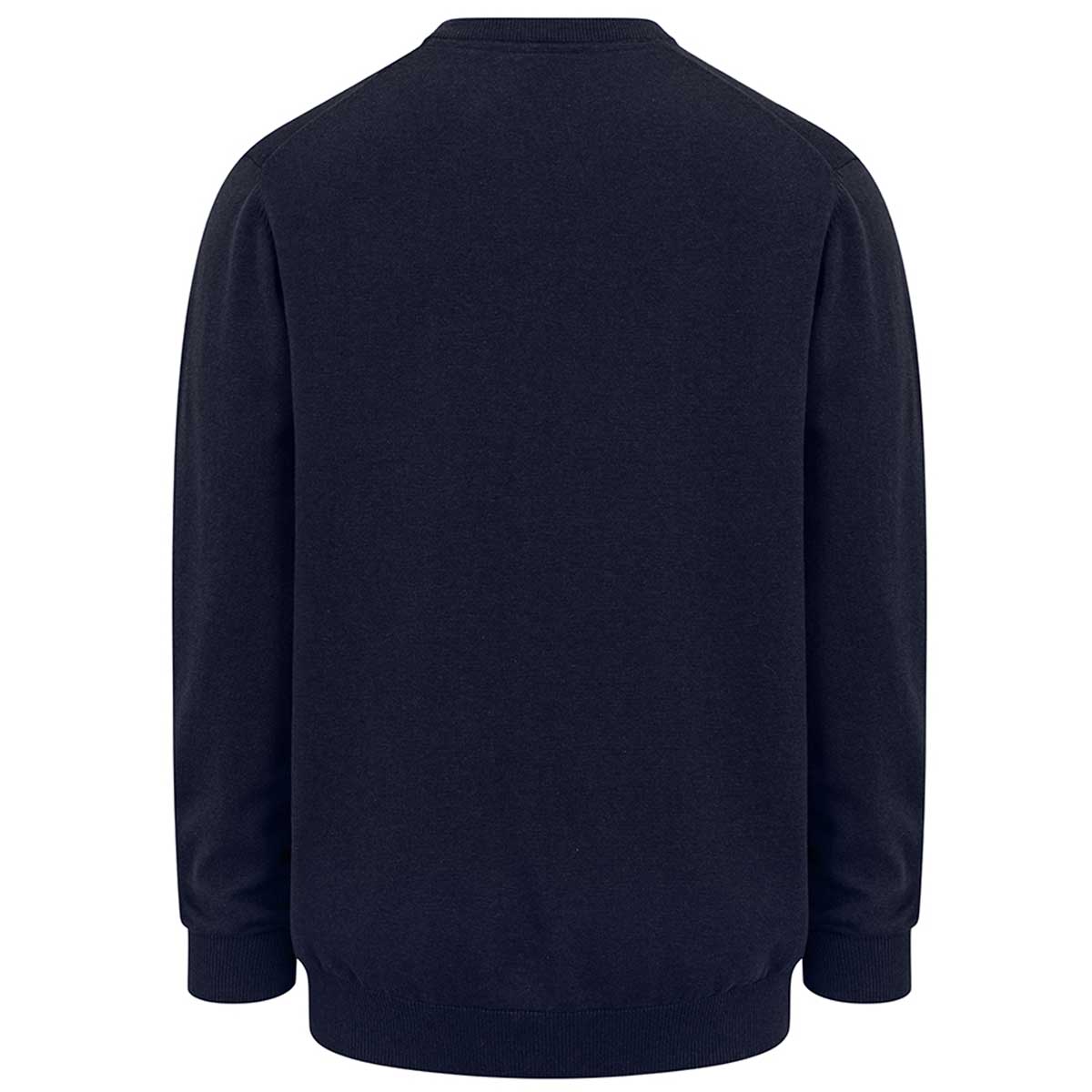 Hoggs of Fife Stirling II V-Neck Pullover - blue rear Hoggs of Fife Stirling II V-Neck Pullover - blue rear