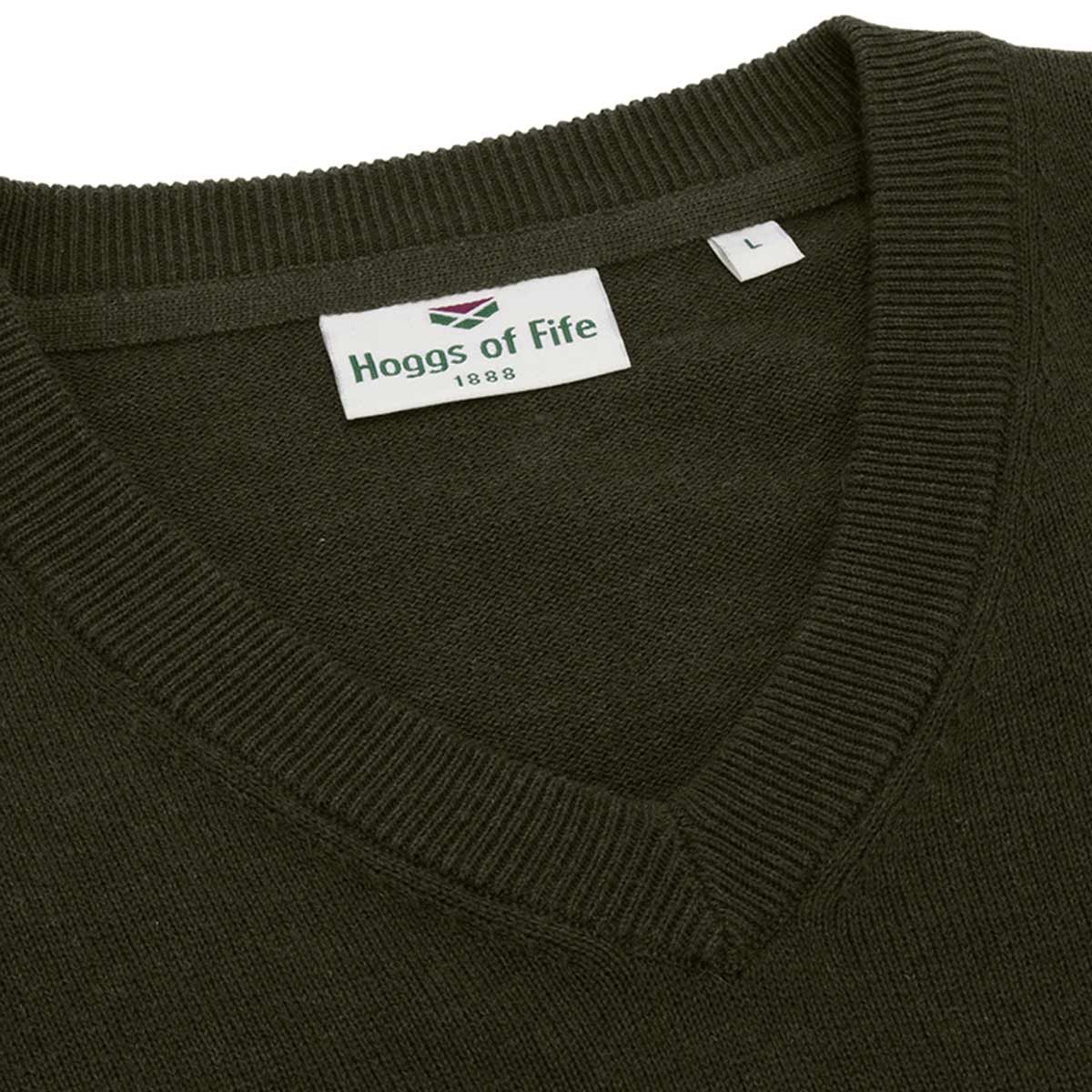 Hoggs of Fife Stirling II V-Neck Pullover - green v neck Hoggs of Fife Stirling II V-Neck Pullover - green v neck