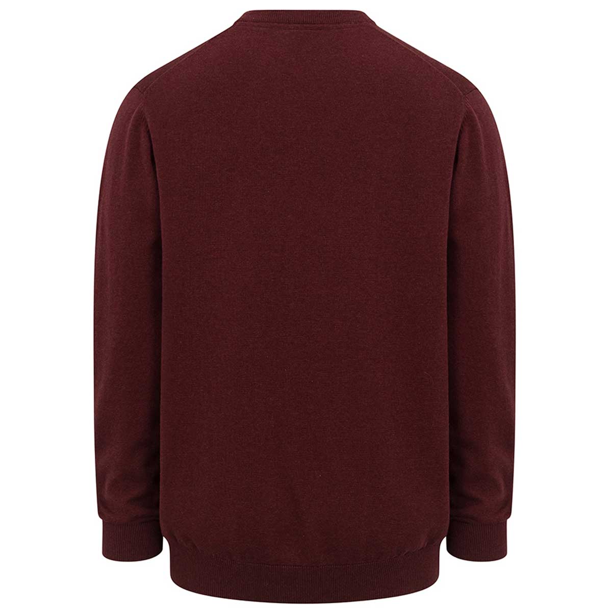 Hoggs of Fife Stirling II V-Neck Pullover - red rear Hoggs of Fife Stirling II V-Neck Pullover - red rear