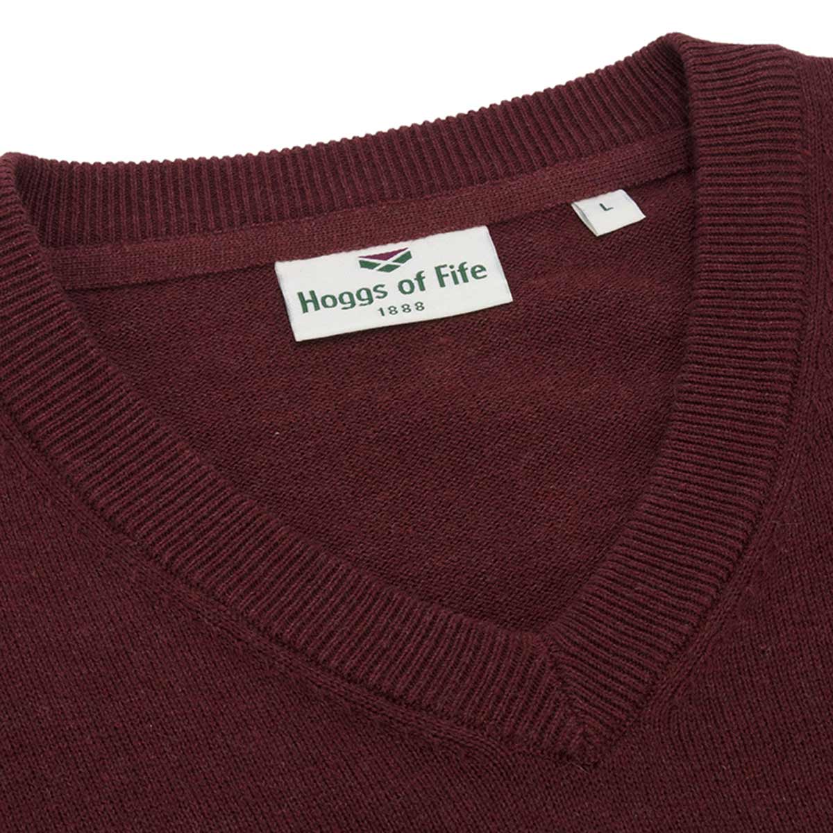 Hoggs of Fife Stirling II V-Neck Pullover - red v neck Hoggs of Fife Stirling II V-Neck Pullover - red v neck