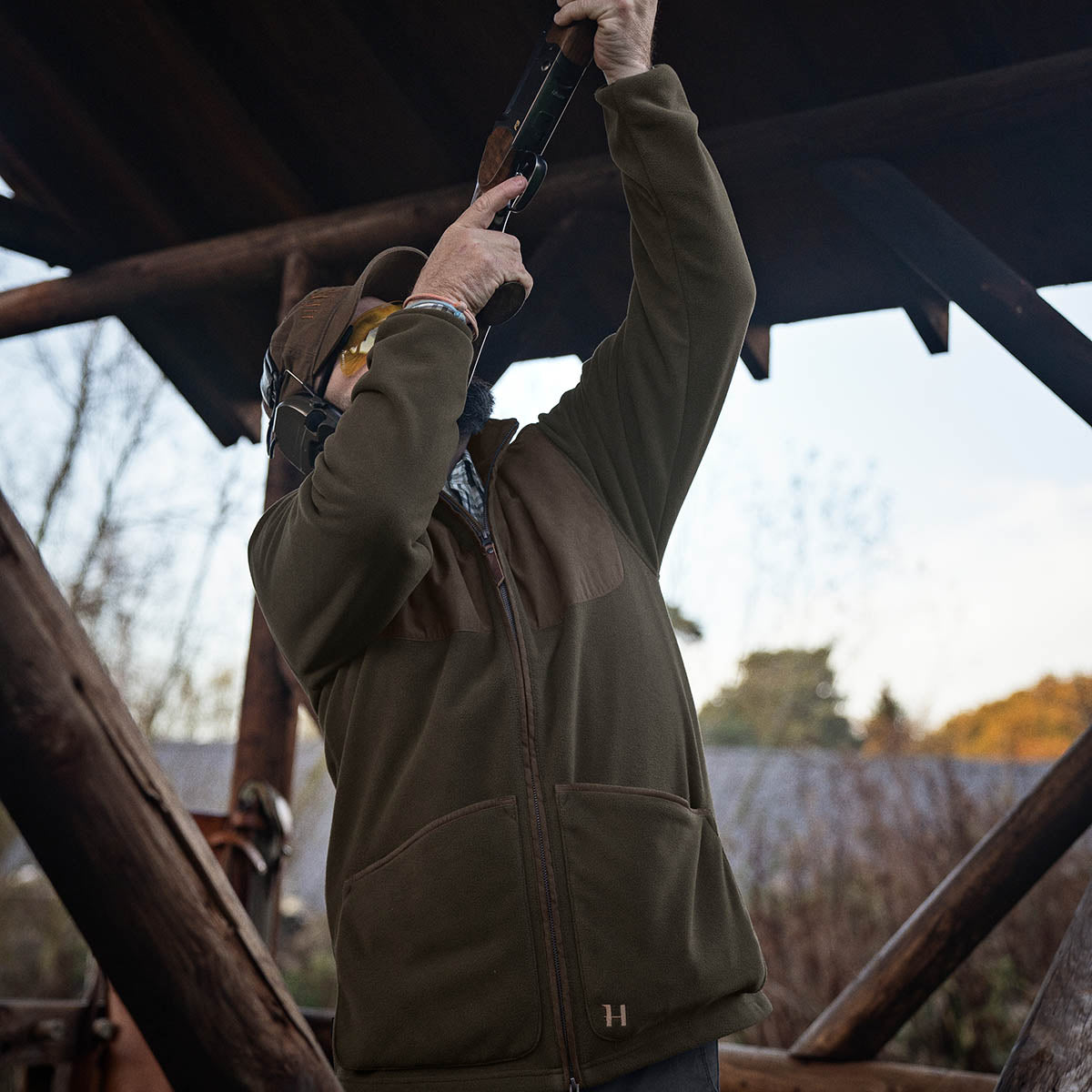 Harkila Stornoway Active Shooting HSP Jacket - On Model Harkila Stornoway Active Shooting HSP Jacket - On Model