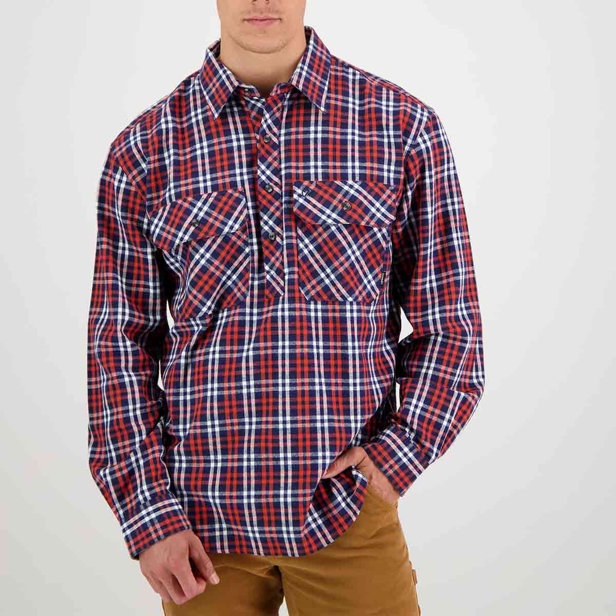 Swanndri Barn Dye Shirt - Orange Swanndri Barn Dye Shirt - Orange