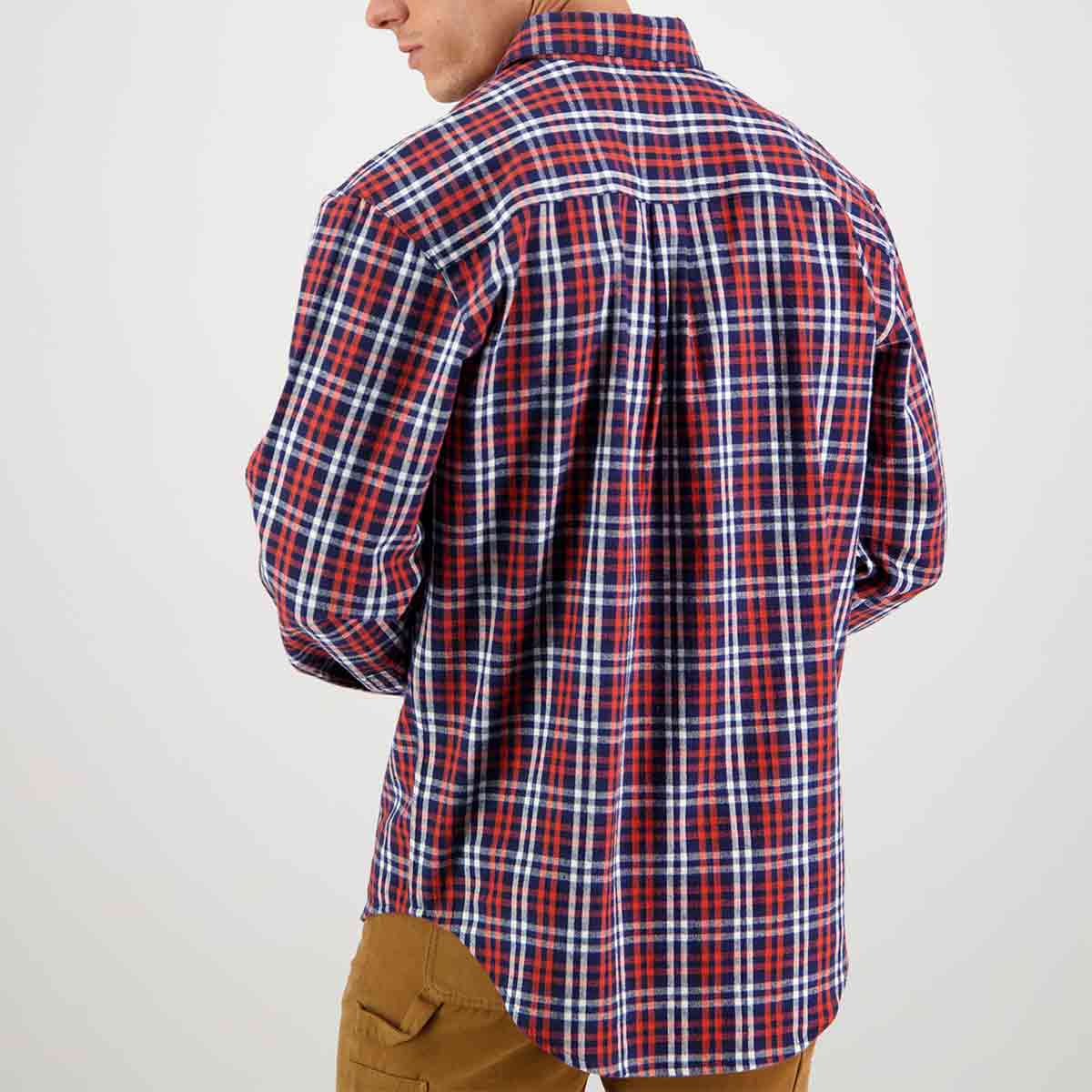 Swanndri Barn Dye Shirt - Orange - Rear Swanndri Barn Dye Shirt - Orange - Rear