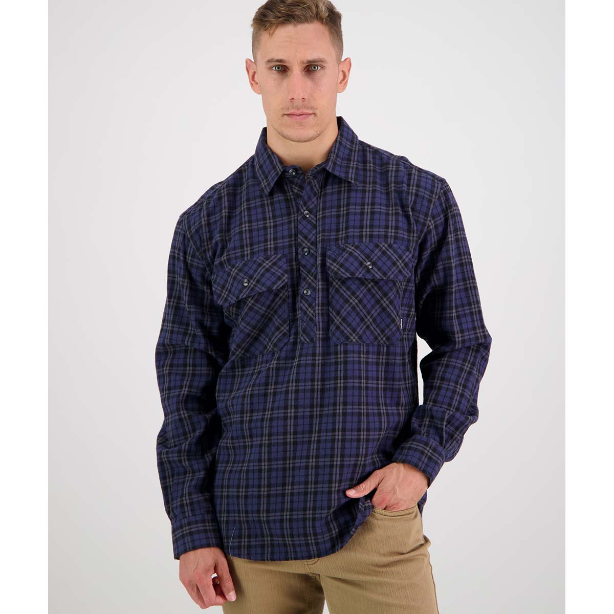 Swanndri Barn Shirt - Blue Check Swanndri Barn Shirt - Blue Check