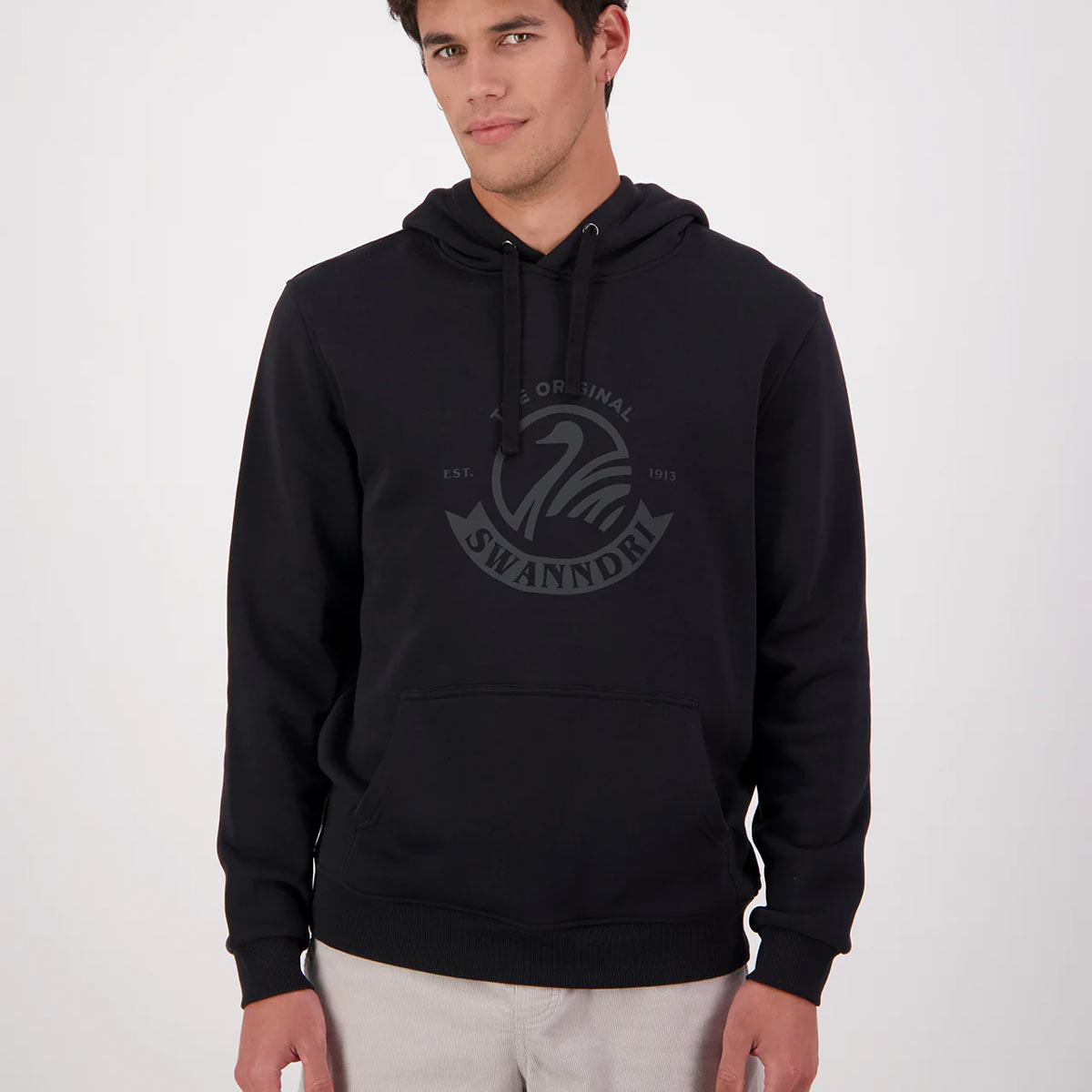 Swanndri Original Fleece Hoodie - Black Swanndri Original Fleece Hoodie - Black