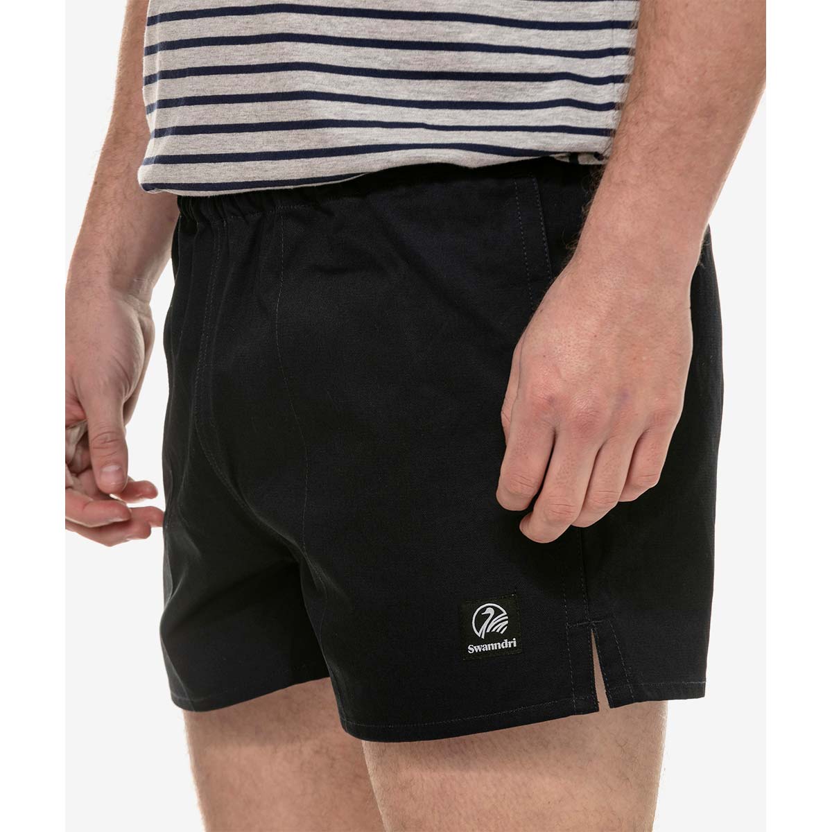 Swanndri Rugby Shorts Black Side Swanndri Rugby Shorts Black Side