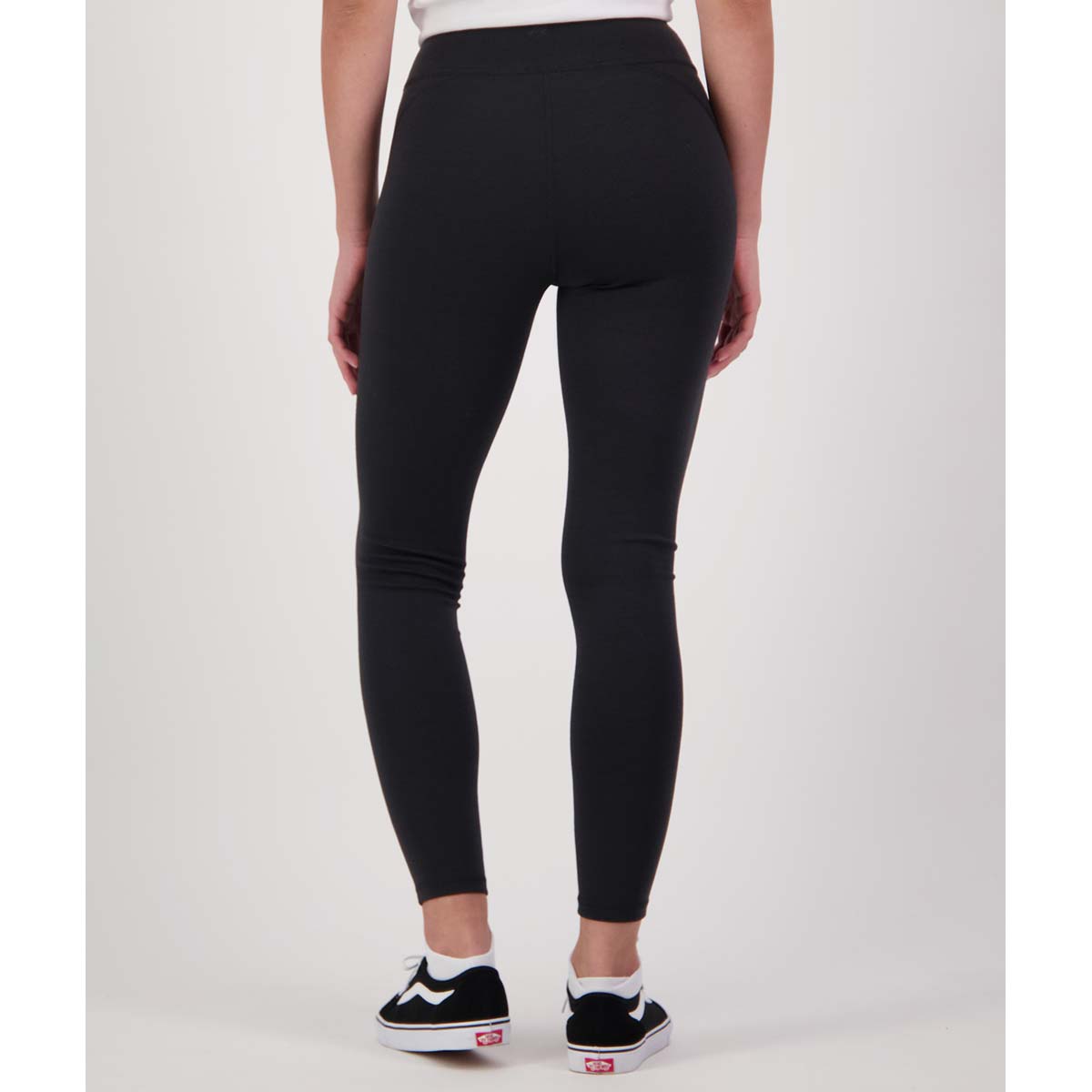 Women's Swanndri Black Leggings - Rear Women's Swanndri Black Leggings - Rear