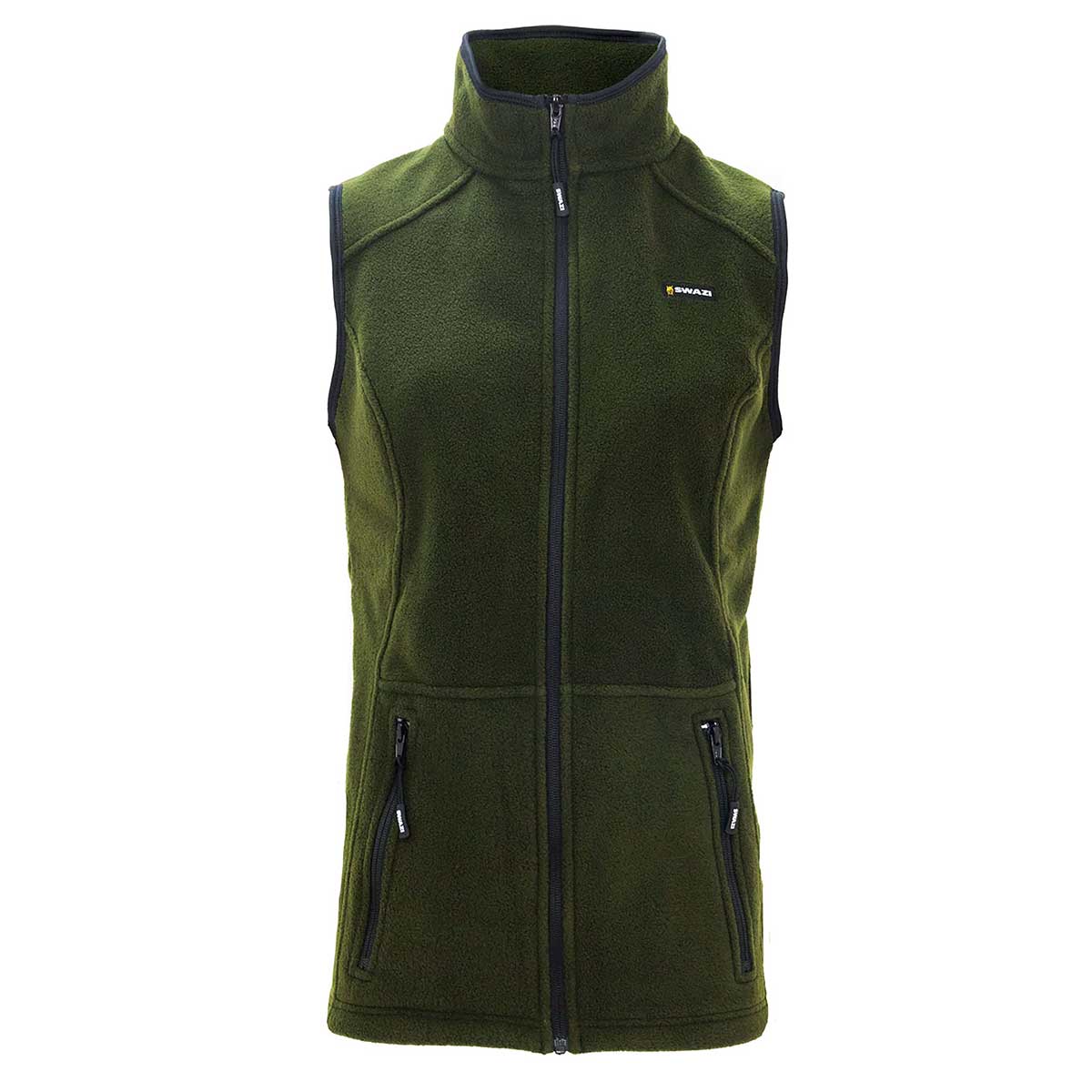 Swazi Catlin Women's Fleece Vest - Olive Swazi Catlin Women's Fleece Vest - Olive
