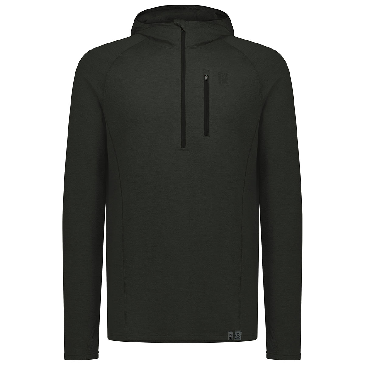 Swazi Hoodoo Merino Hooded Shirt - Ironsand Swazi Hoodoo Merino Hooded Shirt - Ironsand
