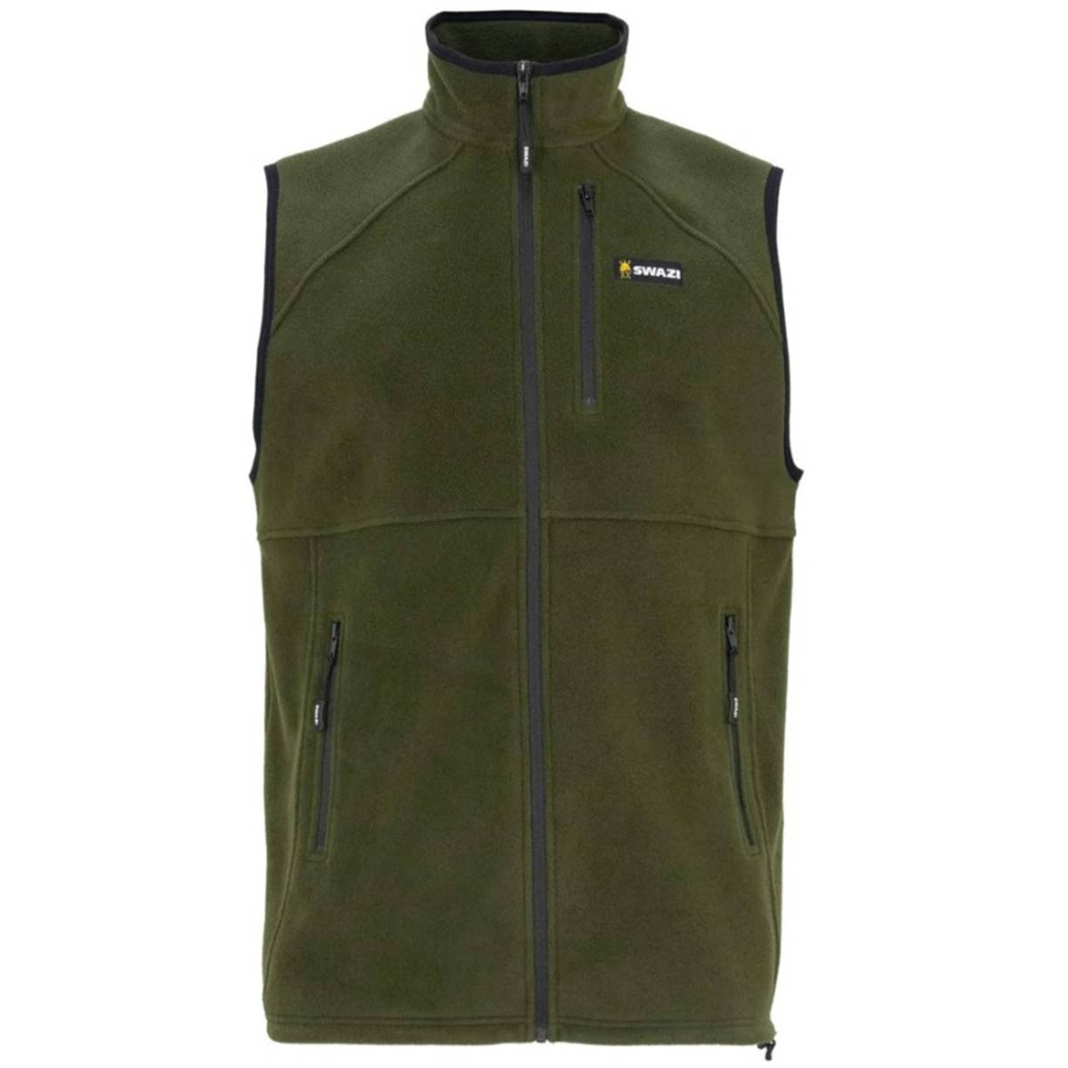 Swazi Sherpa Fleece Vest in Olive Swazi Sherpa Fleece Vest in Olive