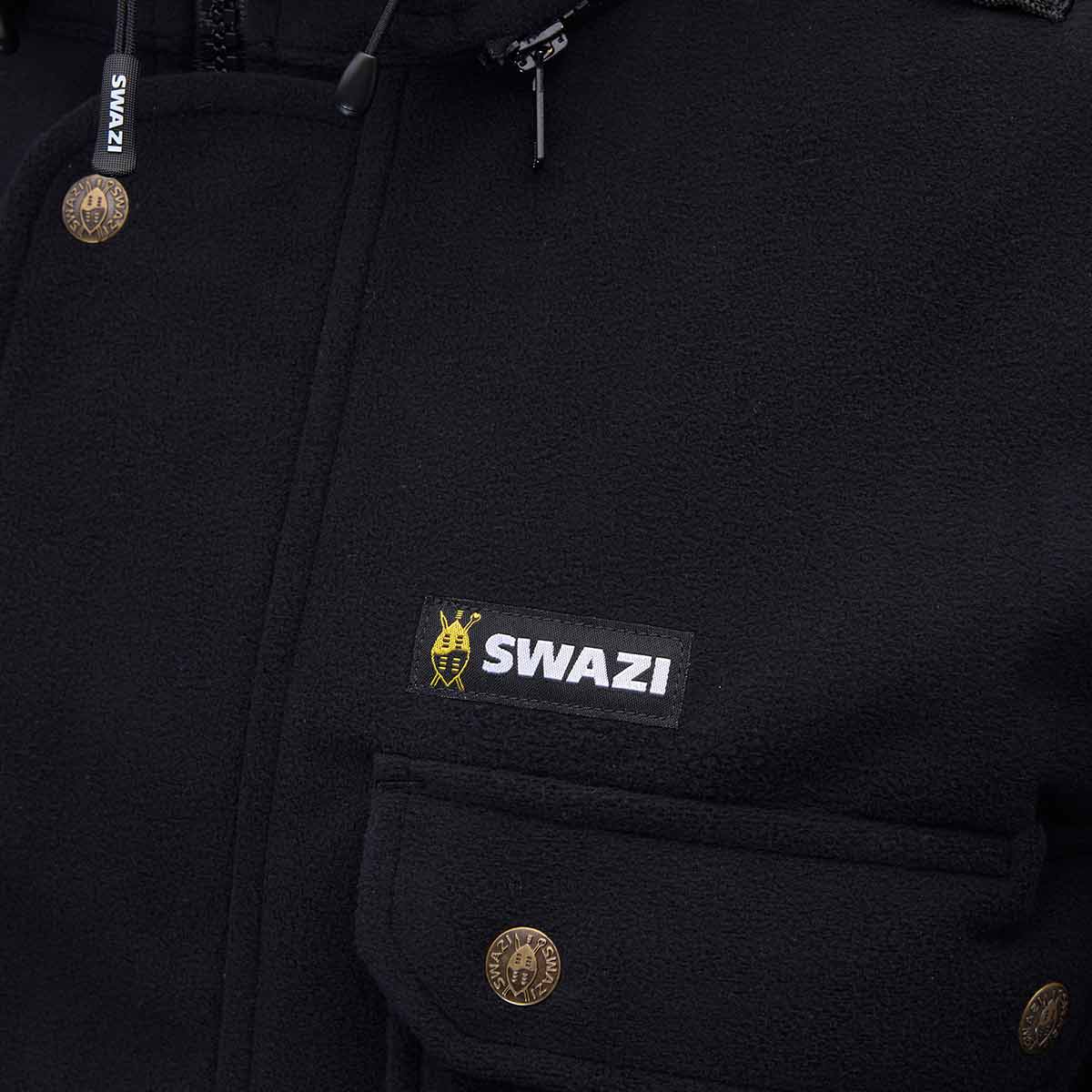 Swazi Windriver Jacket - Black - Detail Swazi Windriver Jacket - Black - Detail